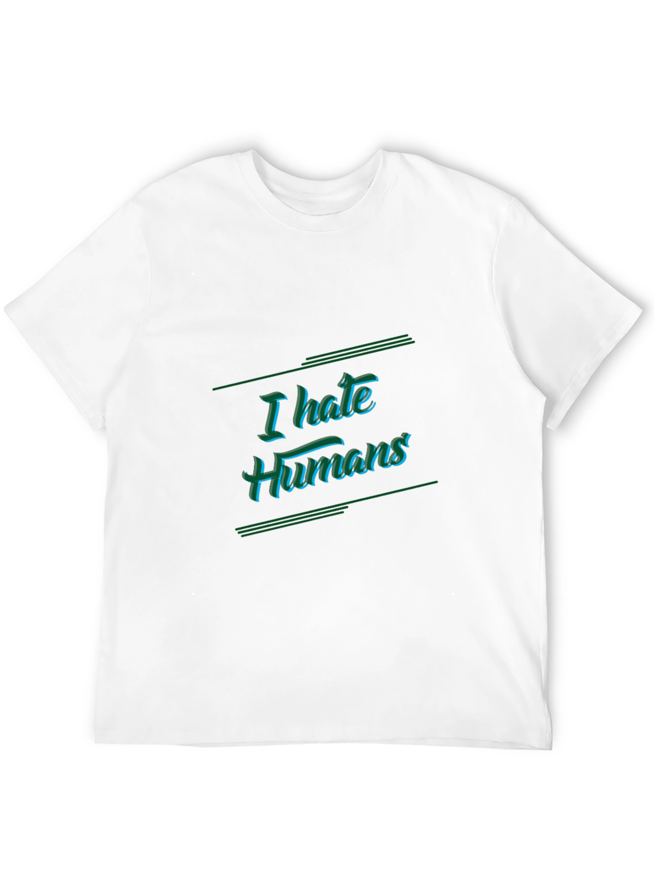 I Hate Humans Black Graphic Tee