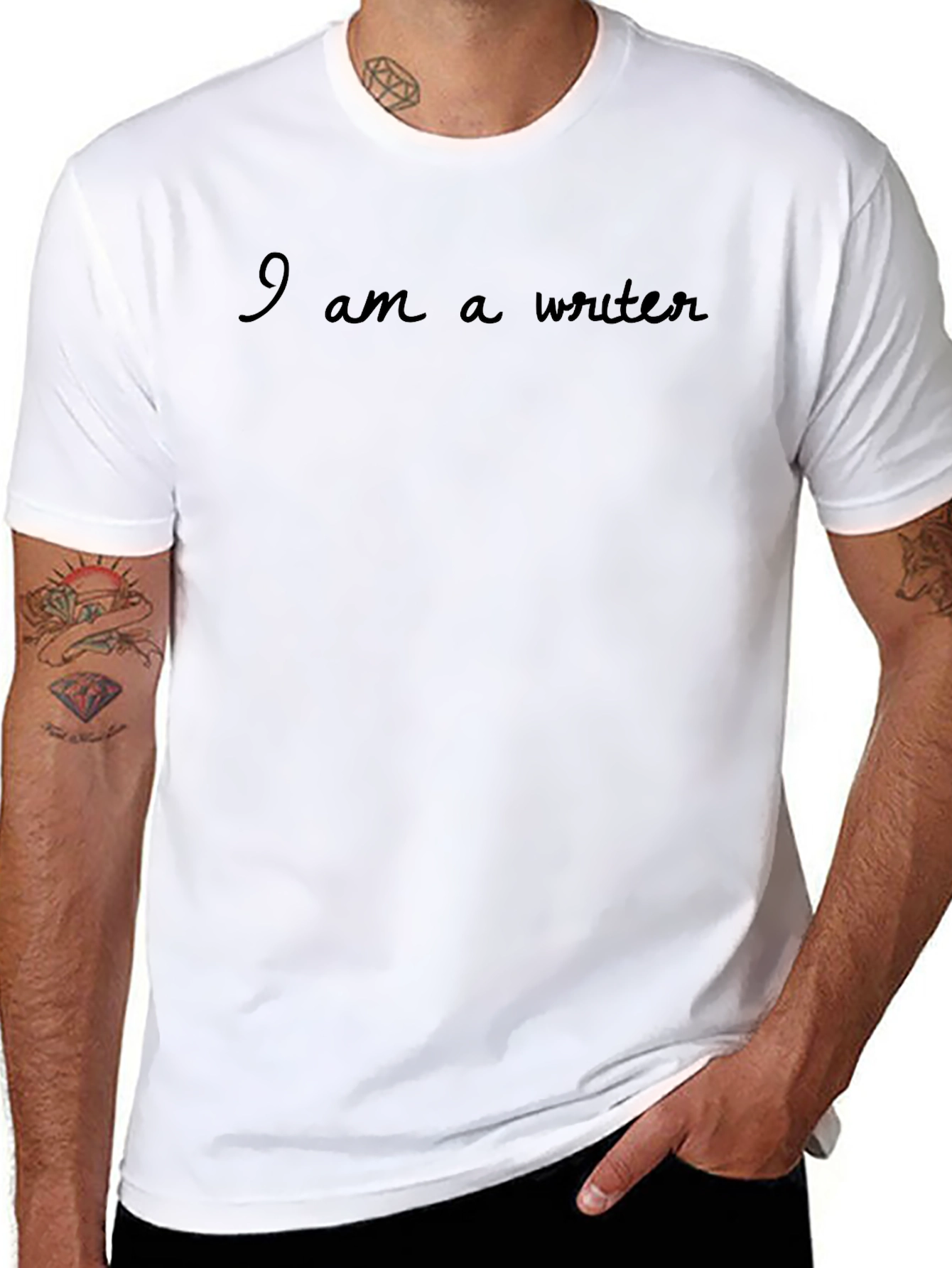 I am a Writer Black T-Shirt