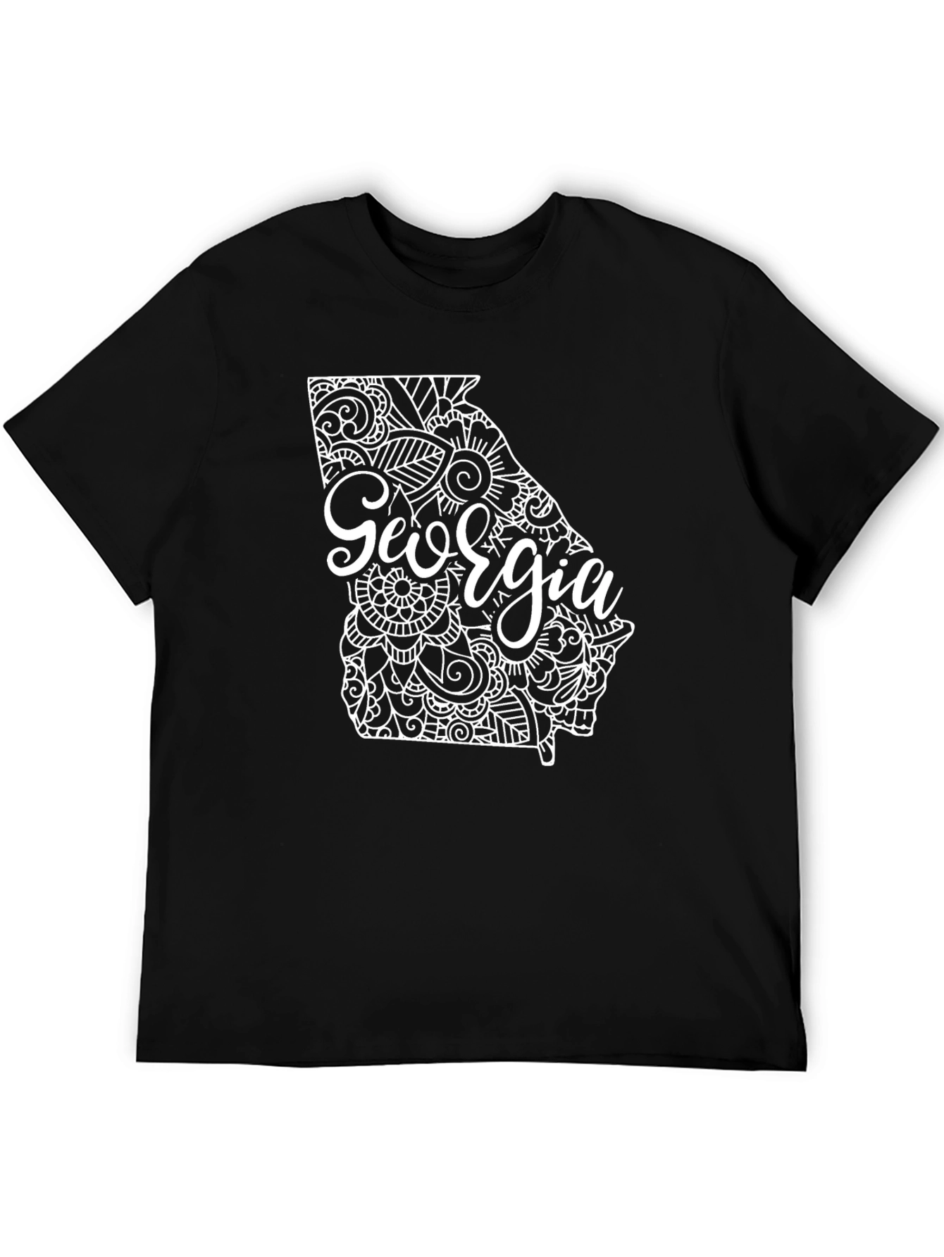 Georgia State Pride Graphic Tee - Black