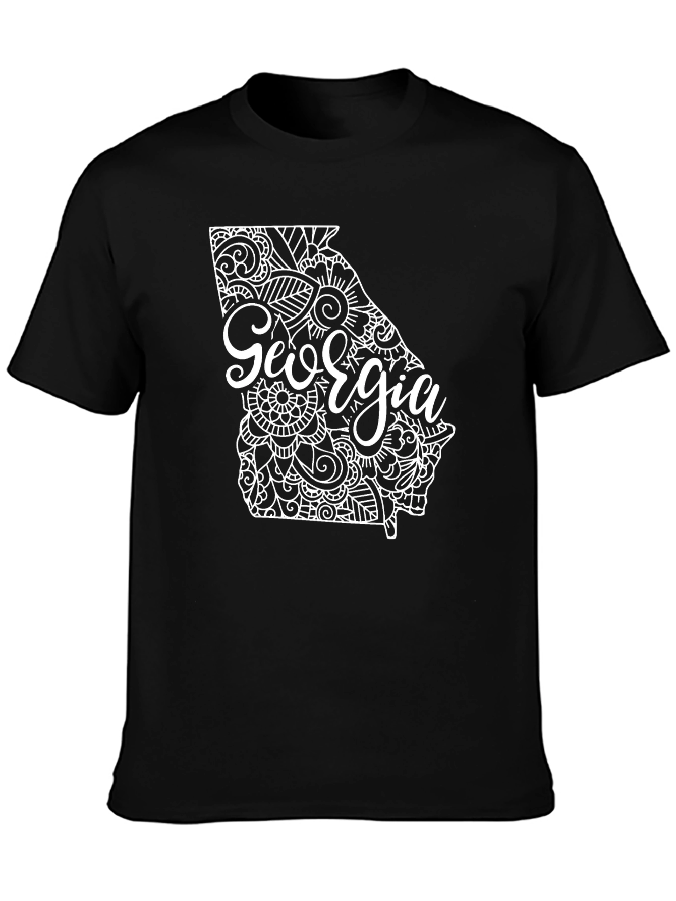 Georgia State Pride Graphic Tee - Black