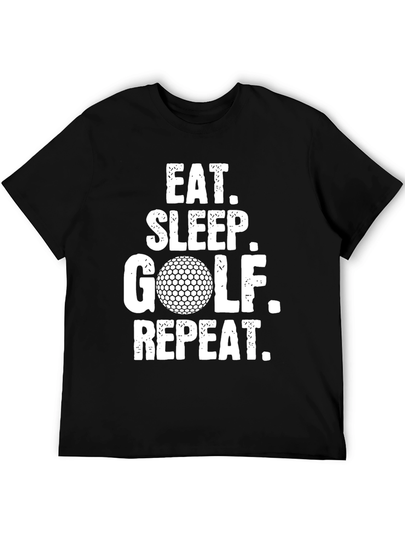 Eat Sleep Golf Repeat Funny Golfer T-Shirt