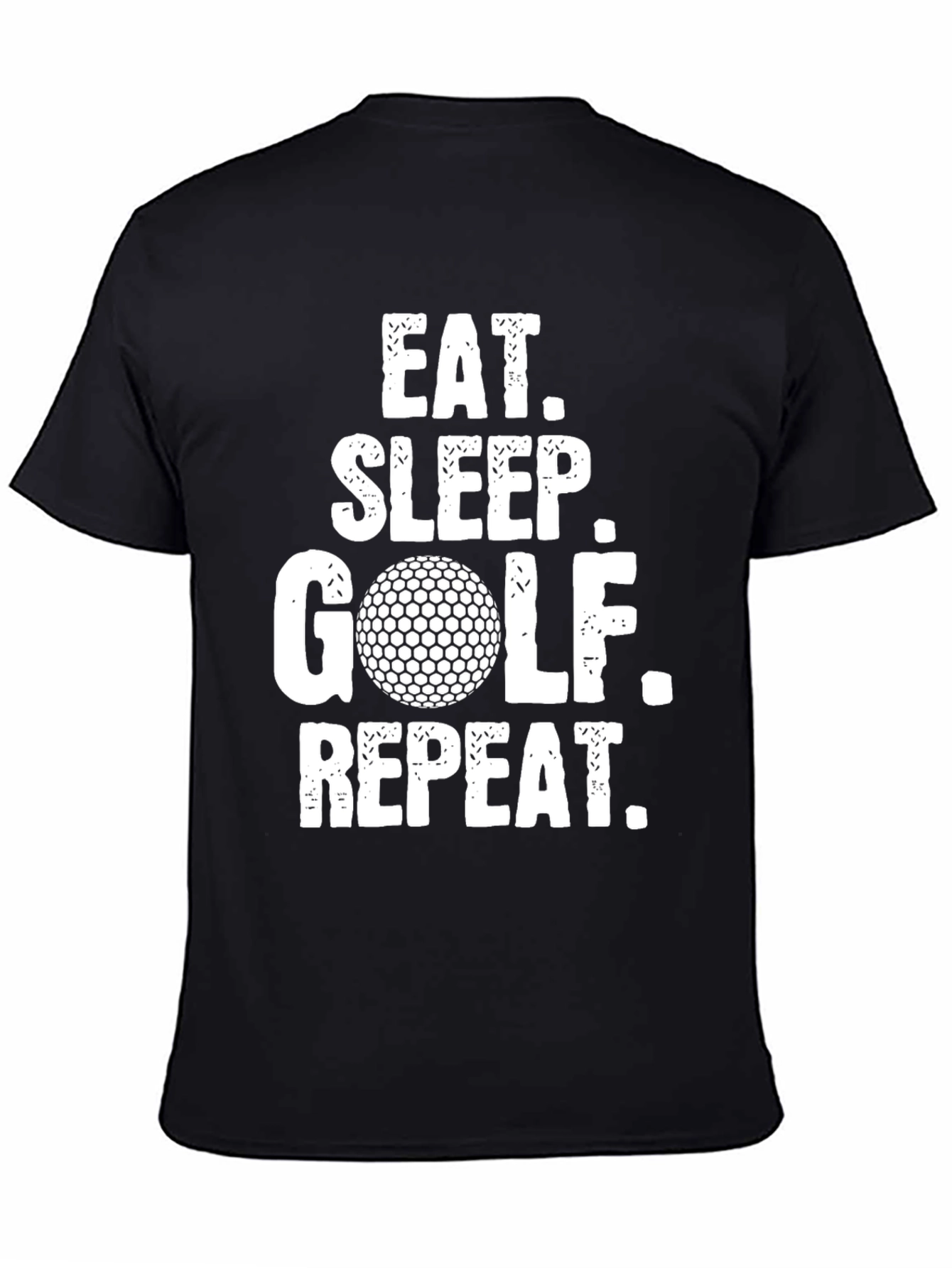 Eat Sleep Golf Repeat Funny Golfer T-Shirt