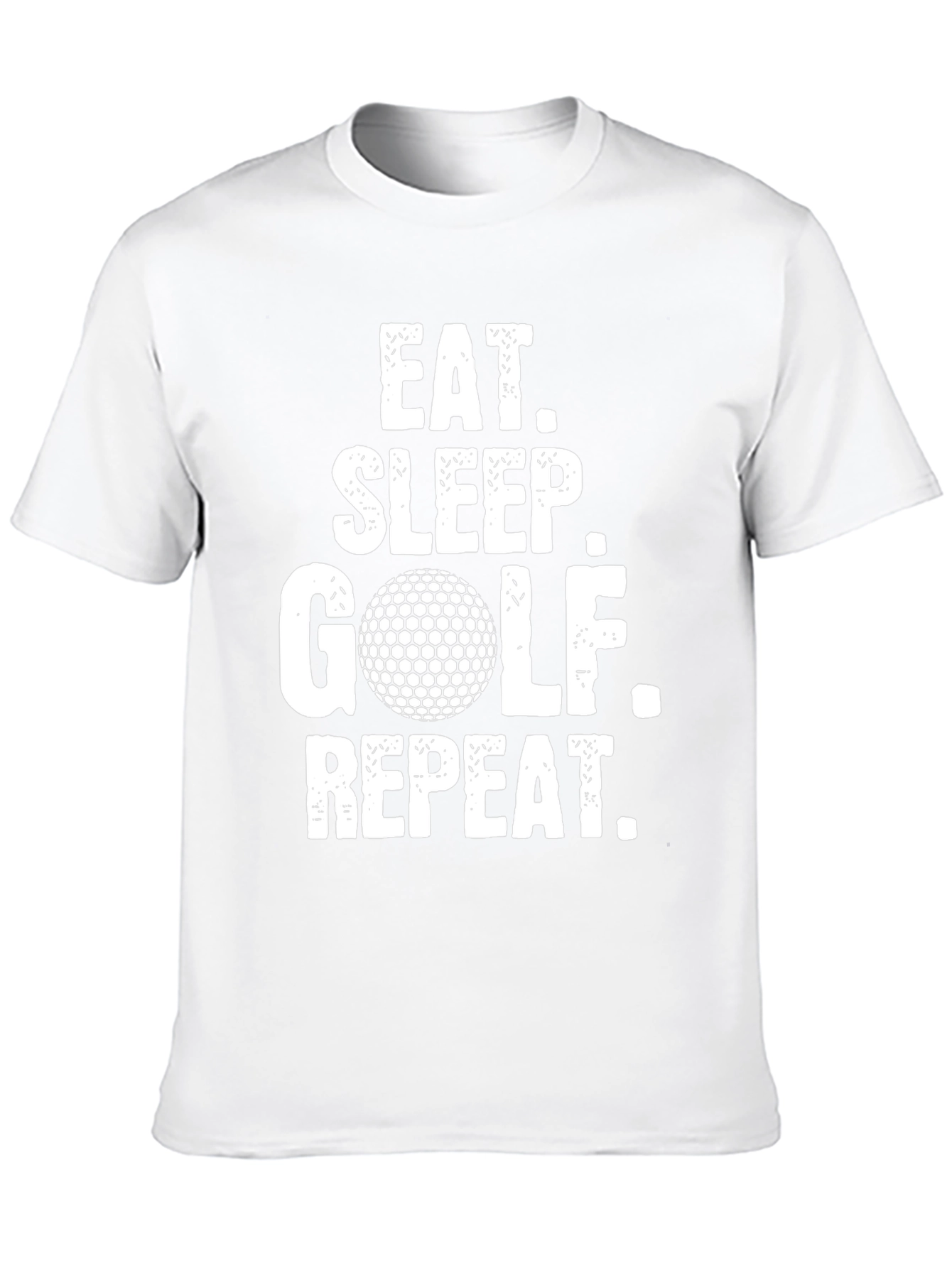 Eat Sleep Golf Repeat Funny Golfer T-Shirt