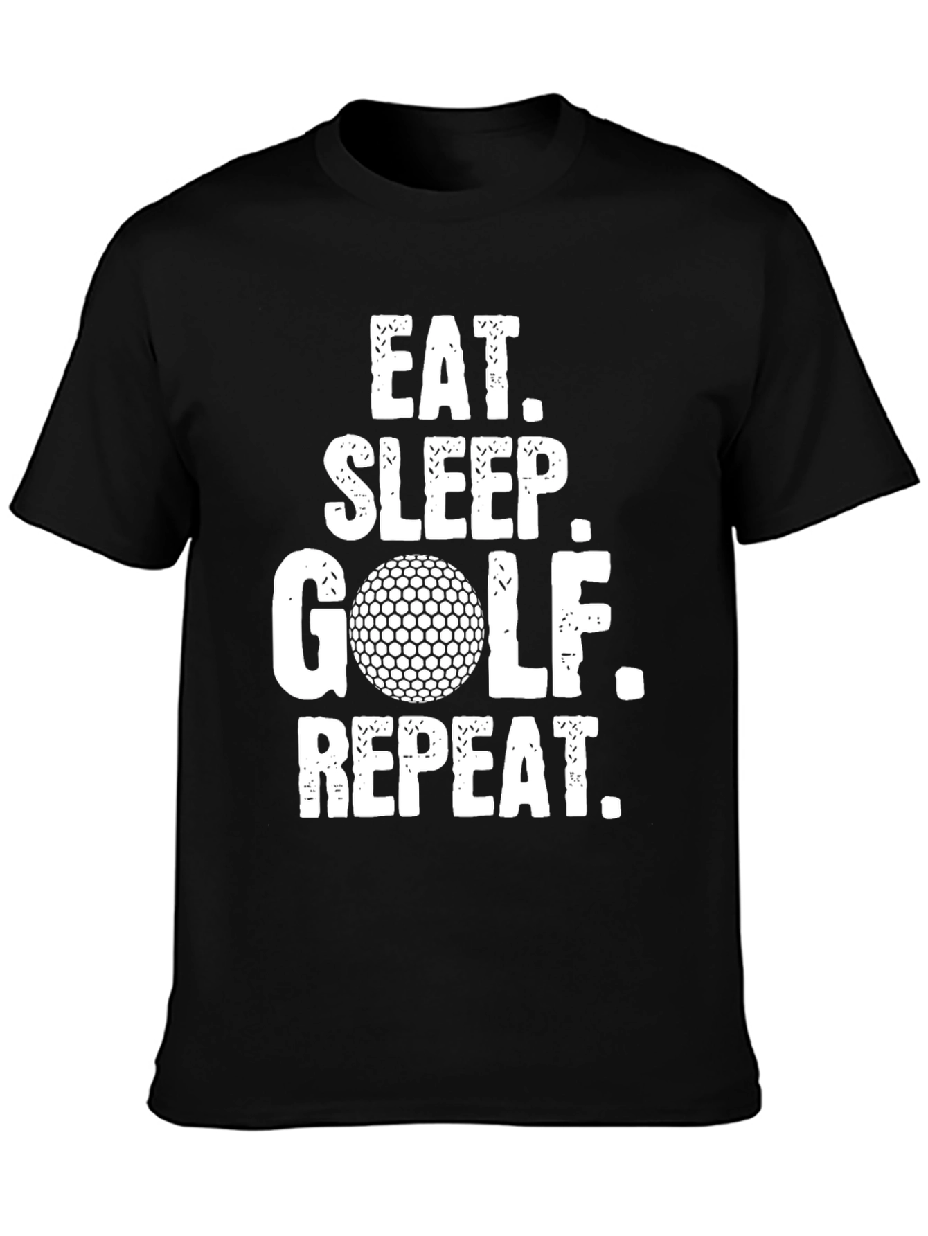 Eat Sleep Golf Repeat Funny Golfer T-Shirt