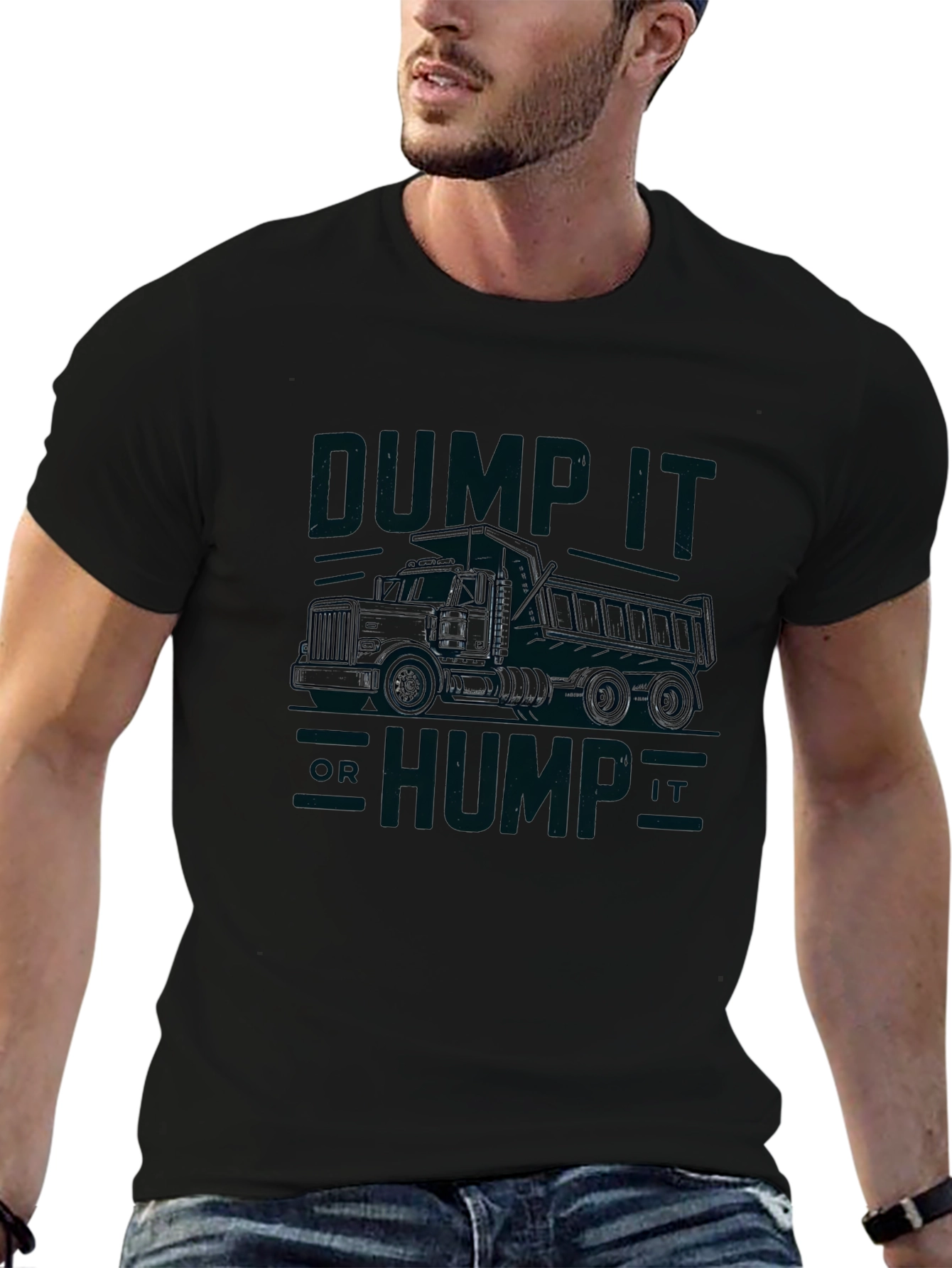 Dump It Hump It Truck Graphic T-Shirt