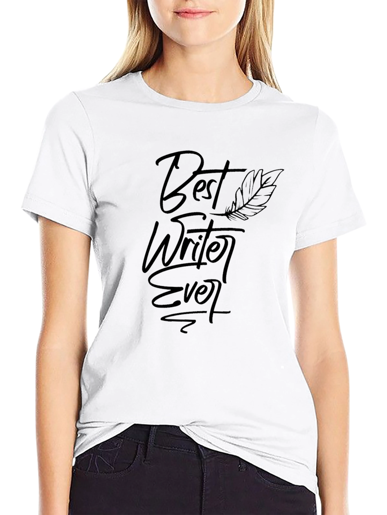 Best Writer Ever Black T-Shirt - Premium Quality