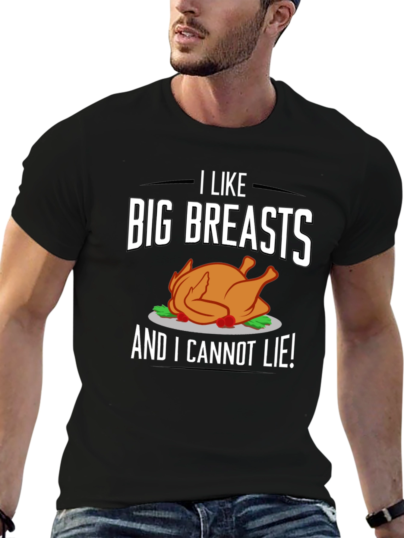 I Like Big Breasts Funny Turkey T-Shirt
