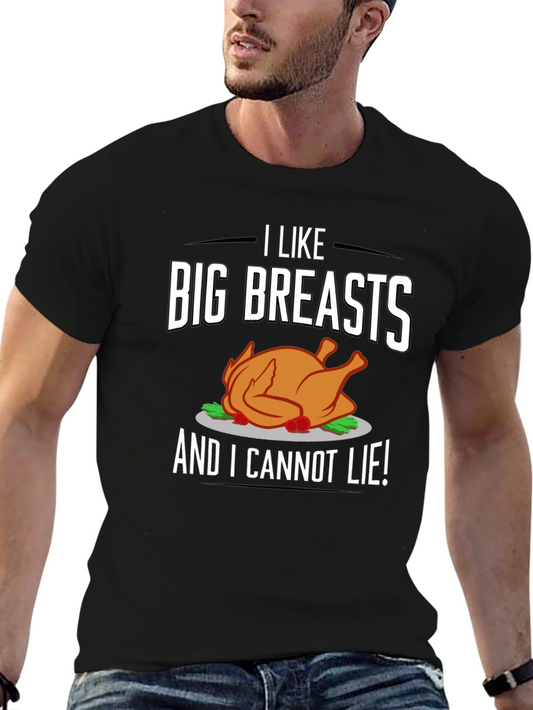 I Like Big Breasts Funny Turkey T-Shirt