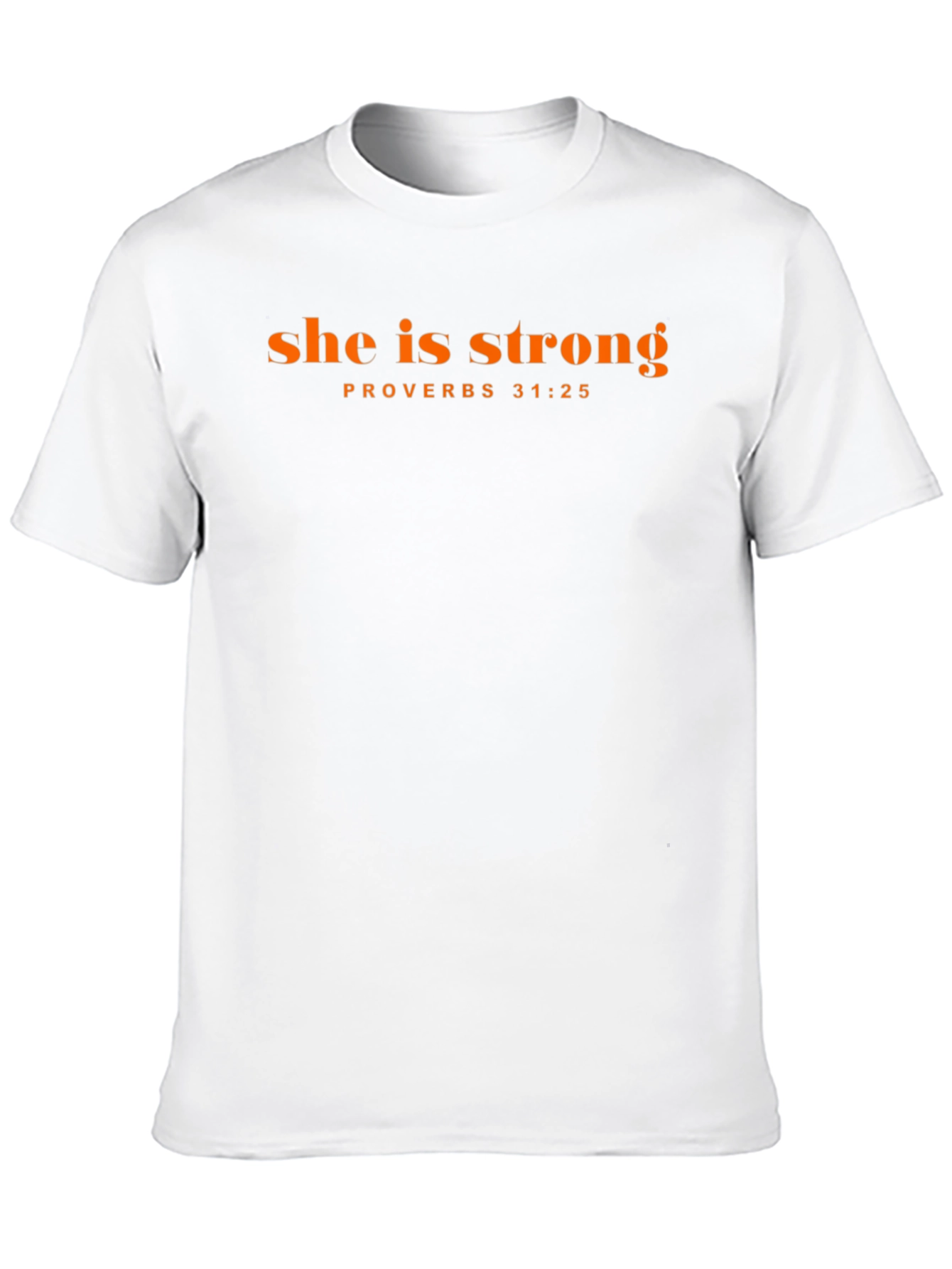 She is Strong Proverbs T-Shirt