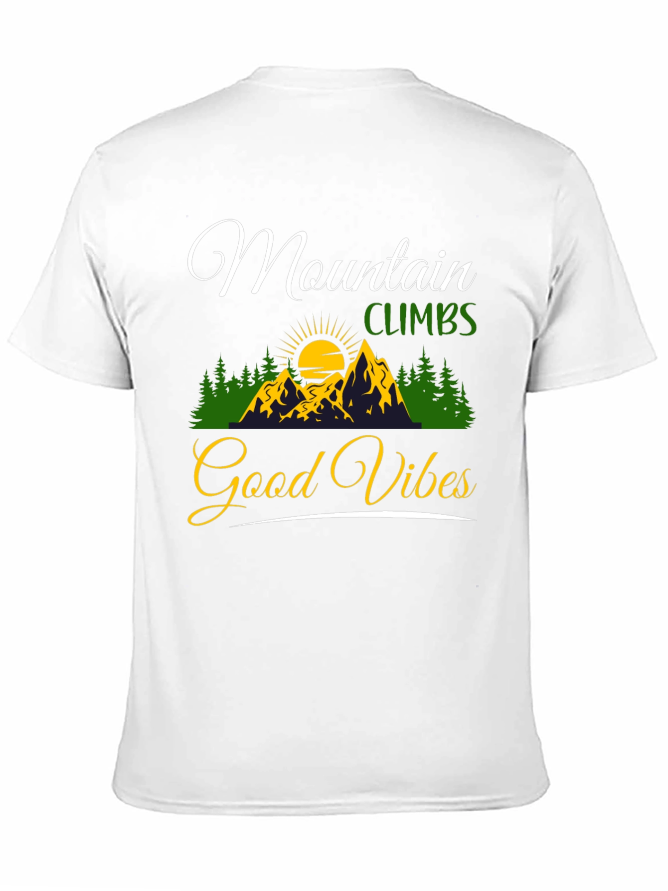 Mountain Climbs Good Vibes Graphic Tee