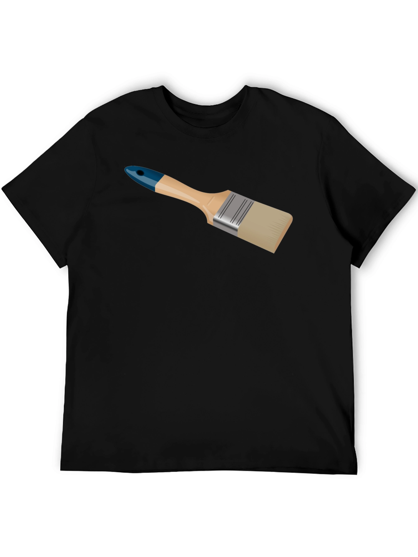 Paintbrush Graphic T-Shirt - Artistic & Casual