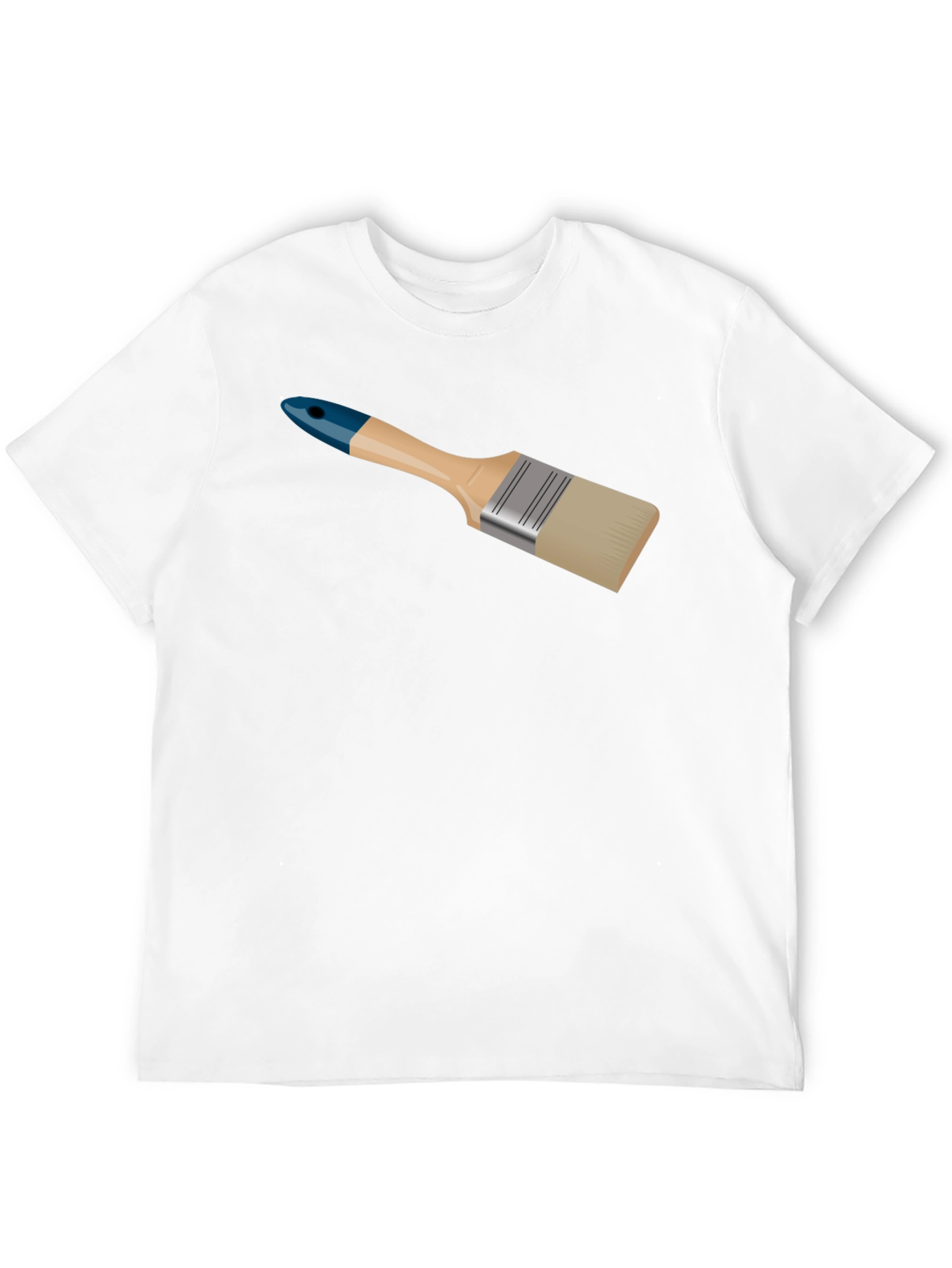 Paintbrush Graphic T-Shirt - Artistic & Casual
