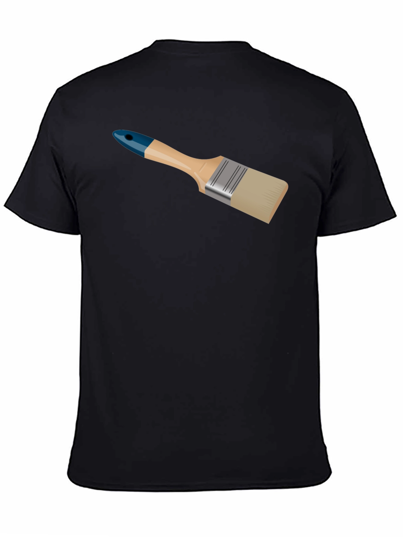 Paintbrush Graphic T-Shirt - Artistic & Casual