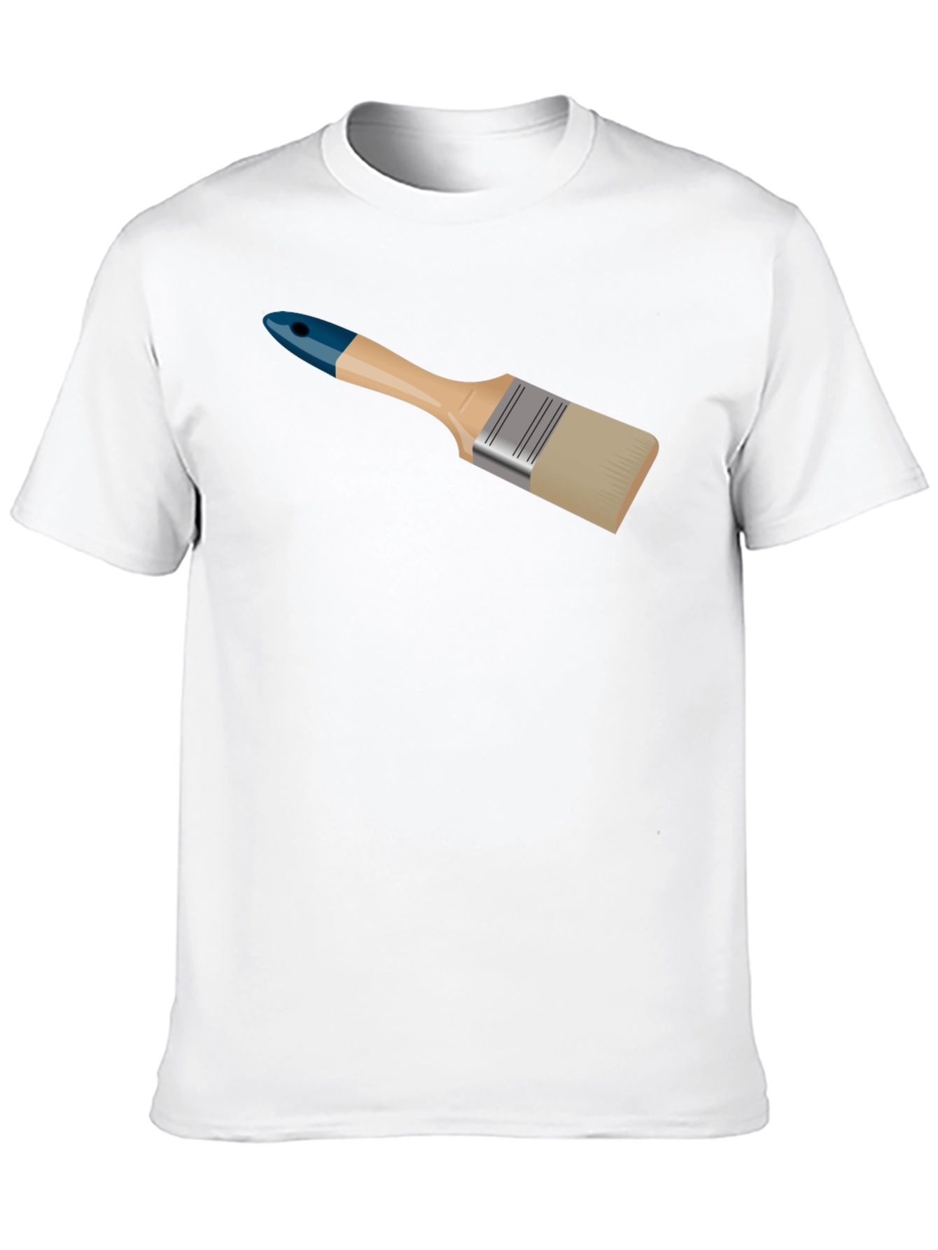 Paintbrush Graphic T-Shirt - Artistic & Casual
