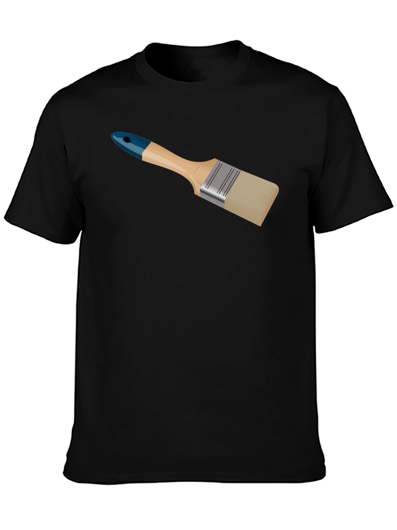 Paintbrush Graphic T-Shirt - Artistic & Casual