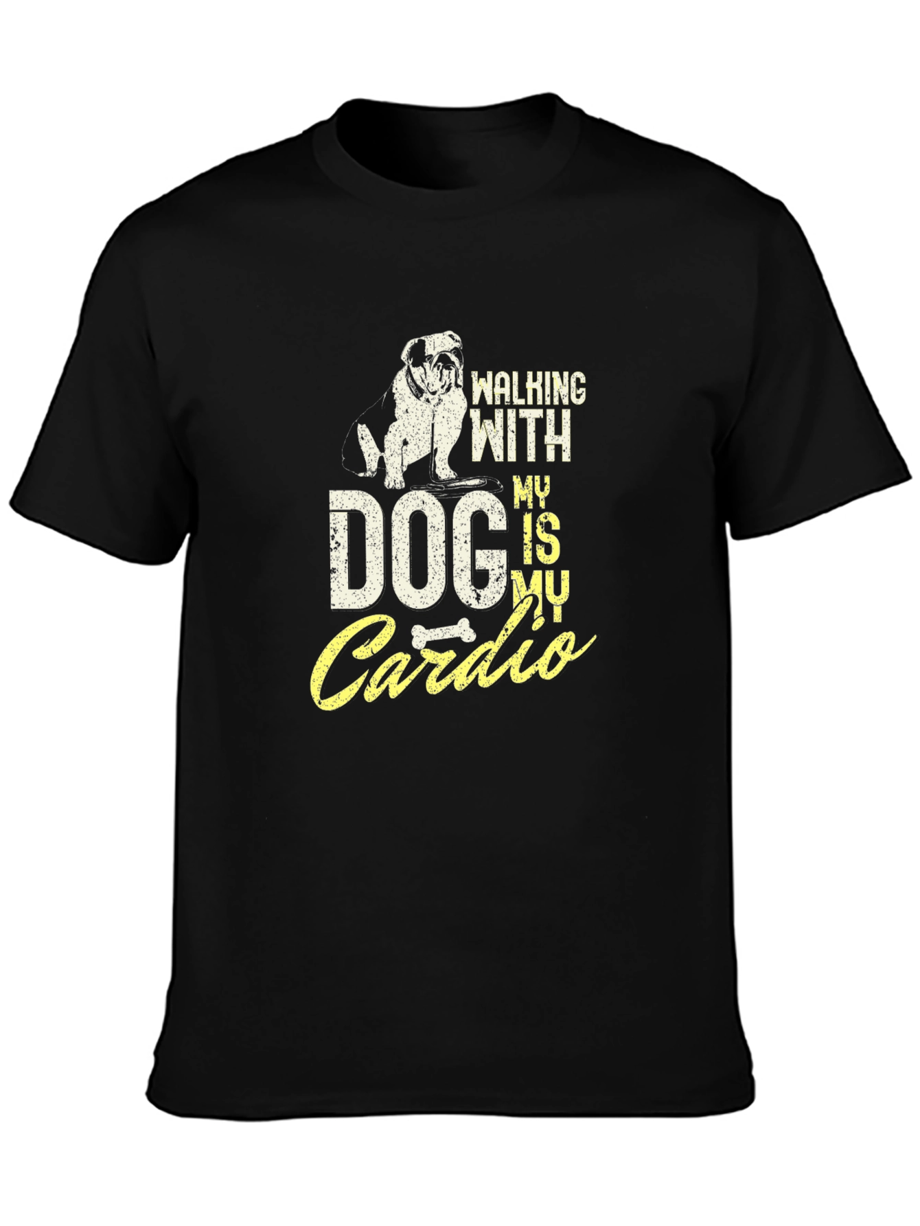 Dog Walking Cardio T-Shirt Pet Lover Tee
