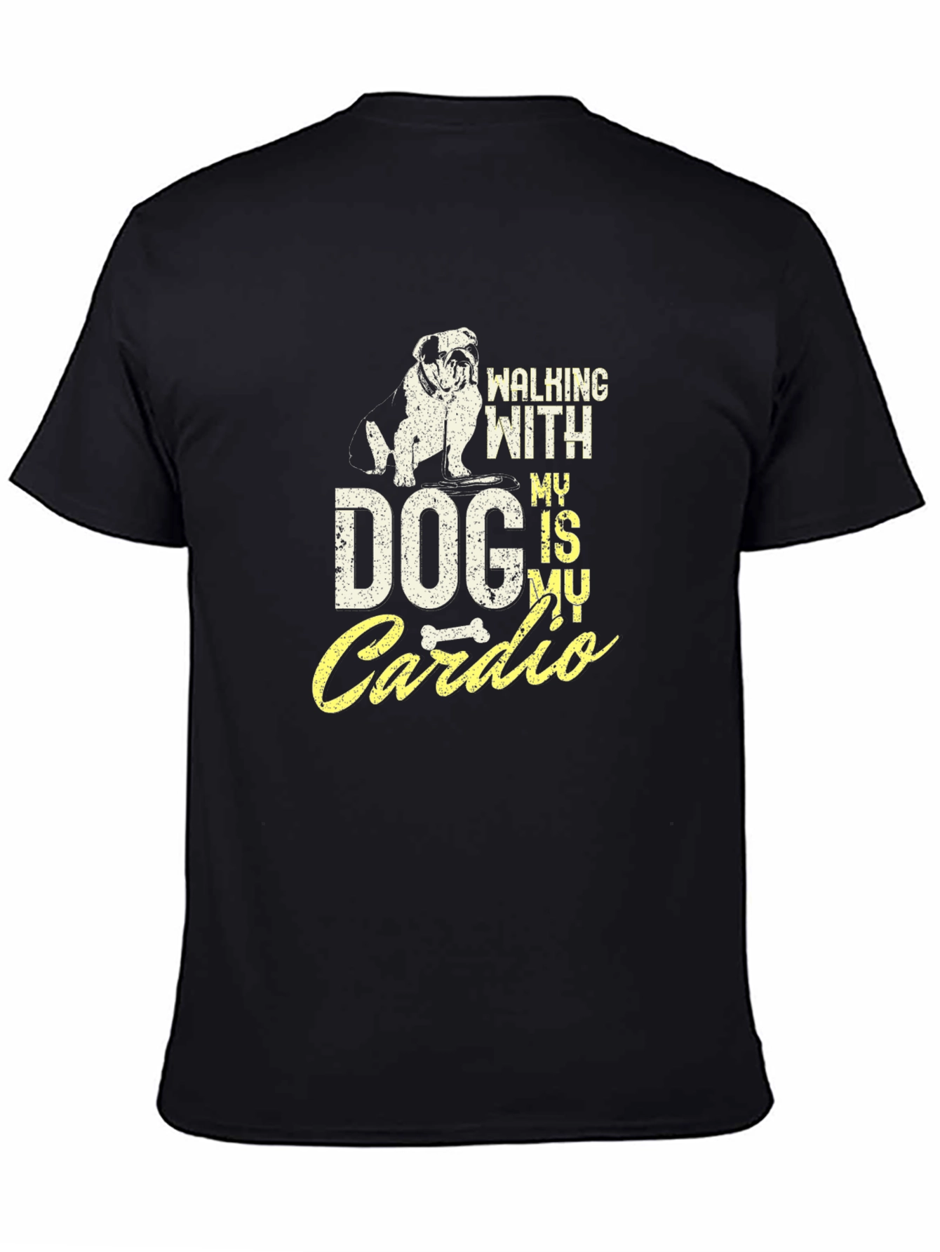 Dog Walking Cardio T-Shirt Pet Lover Tee
