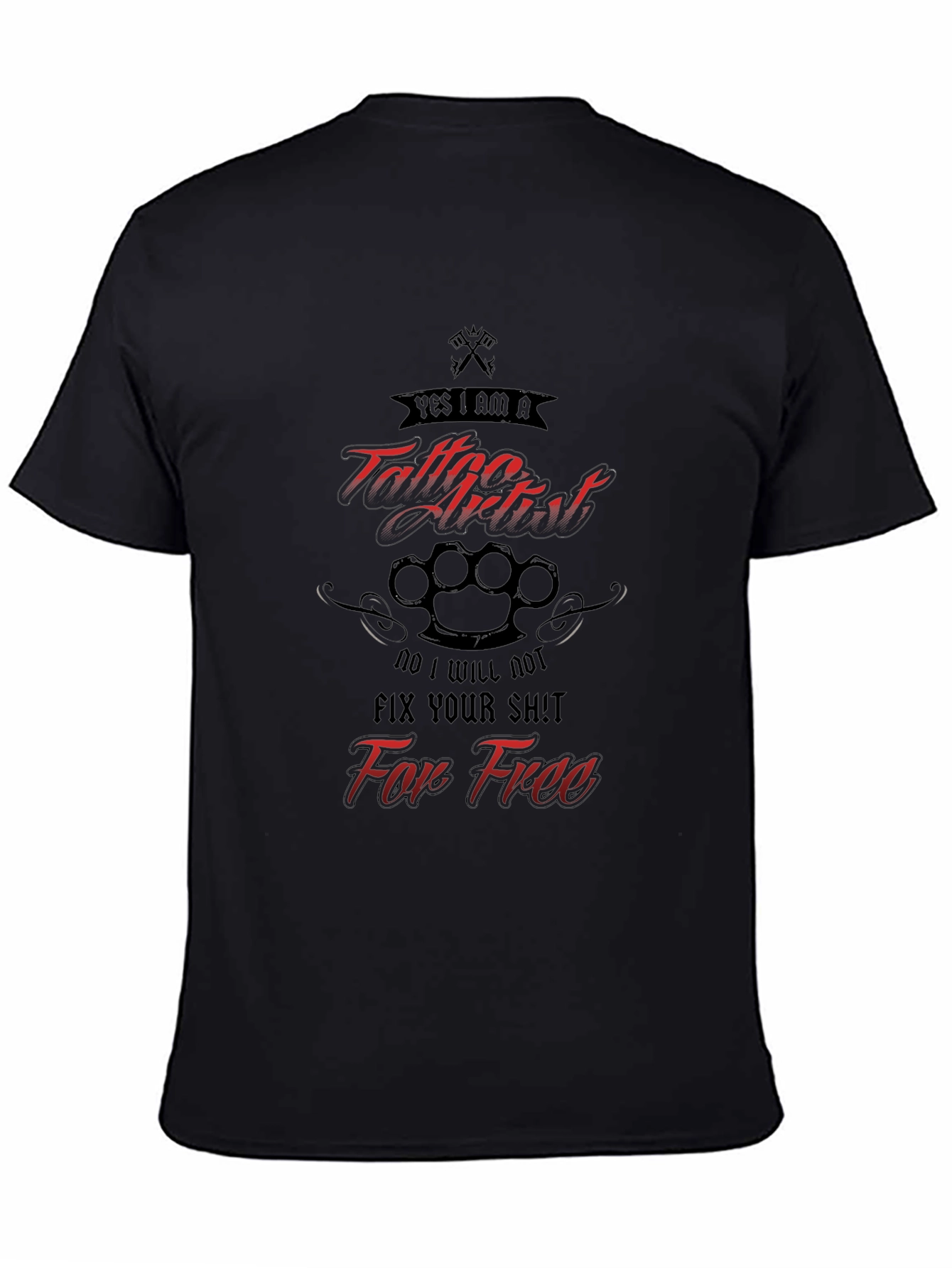 Tattoo Artist Graphic T-Shirt - Black