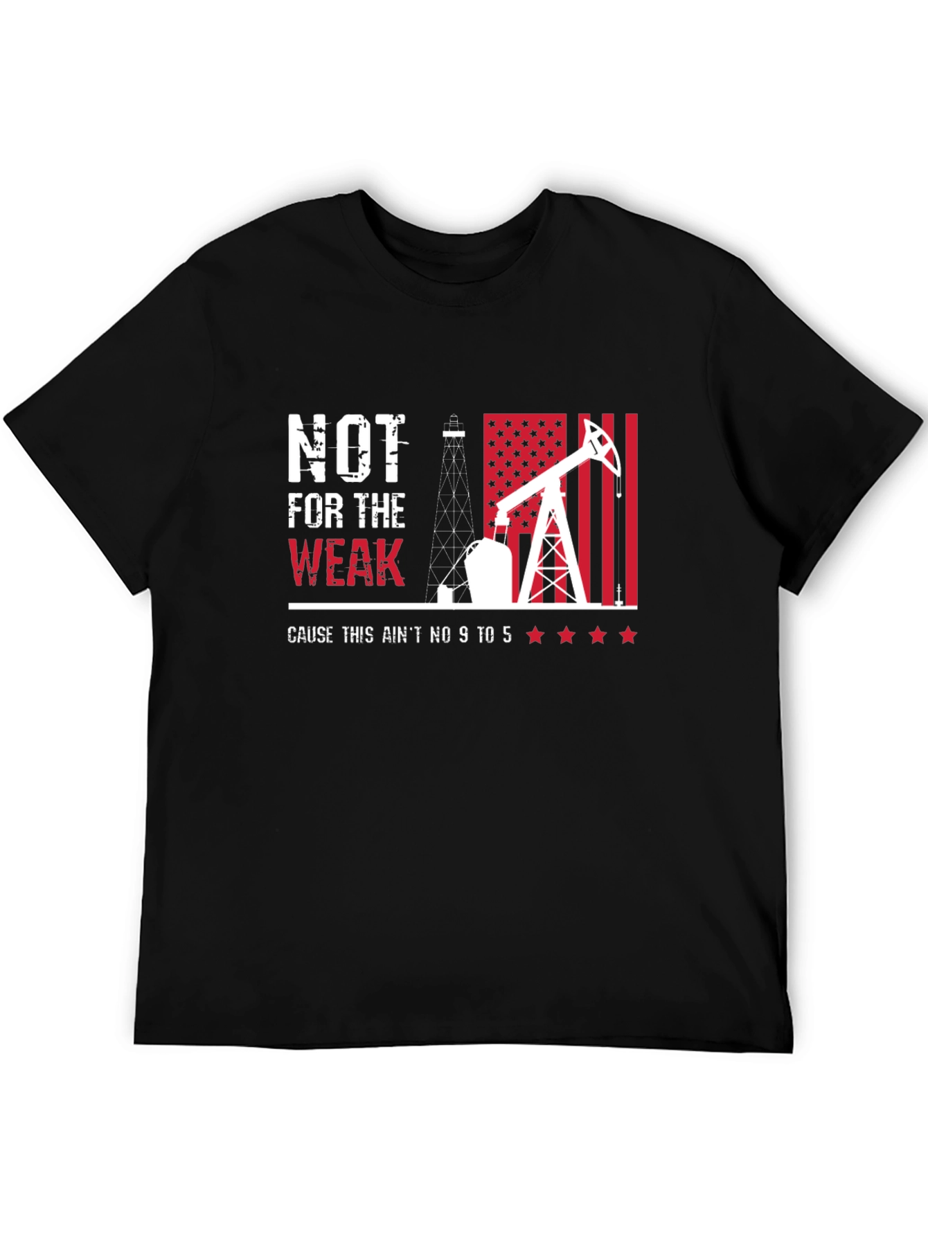 Not For The Weak Black Graphic T-Shirt