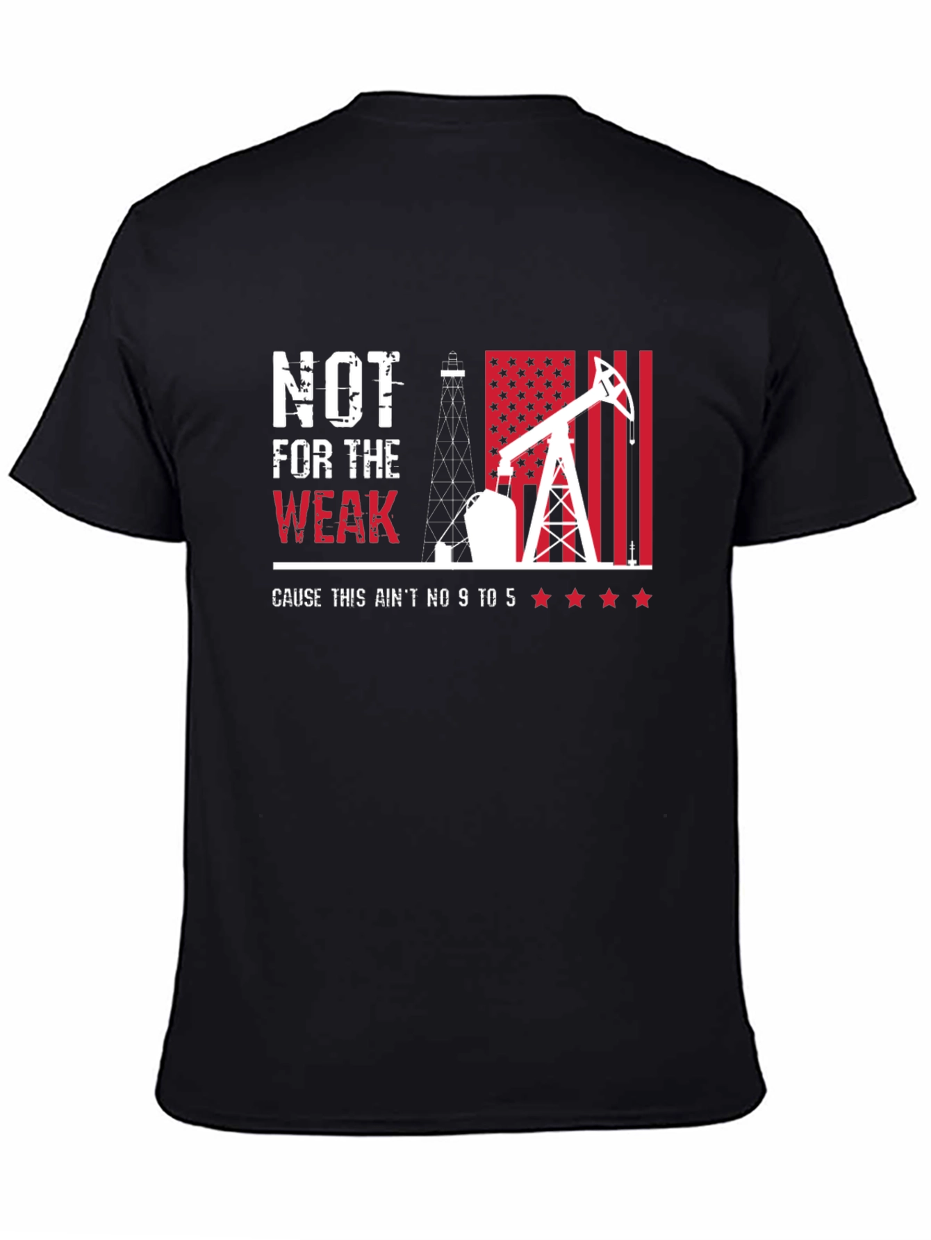 Not For The Weak Black Graphic T-Shirt