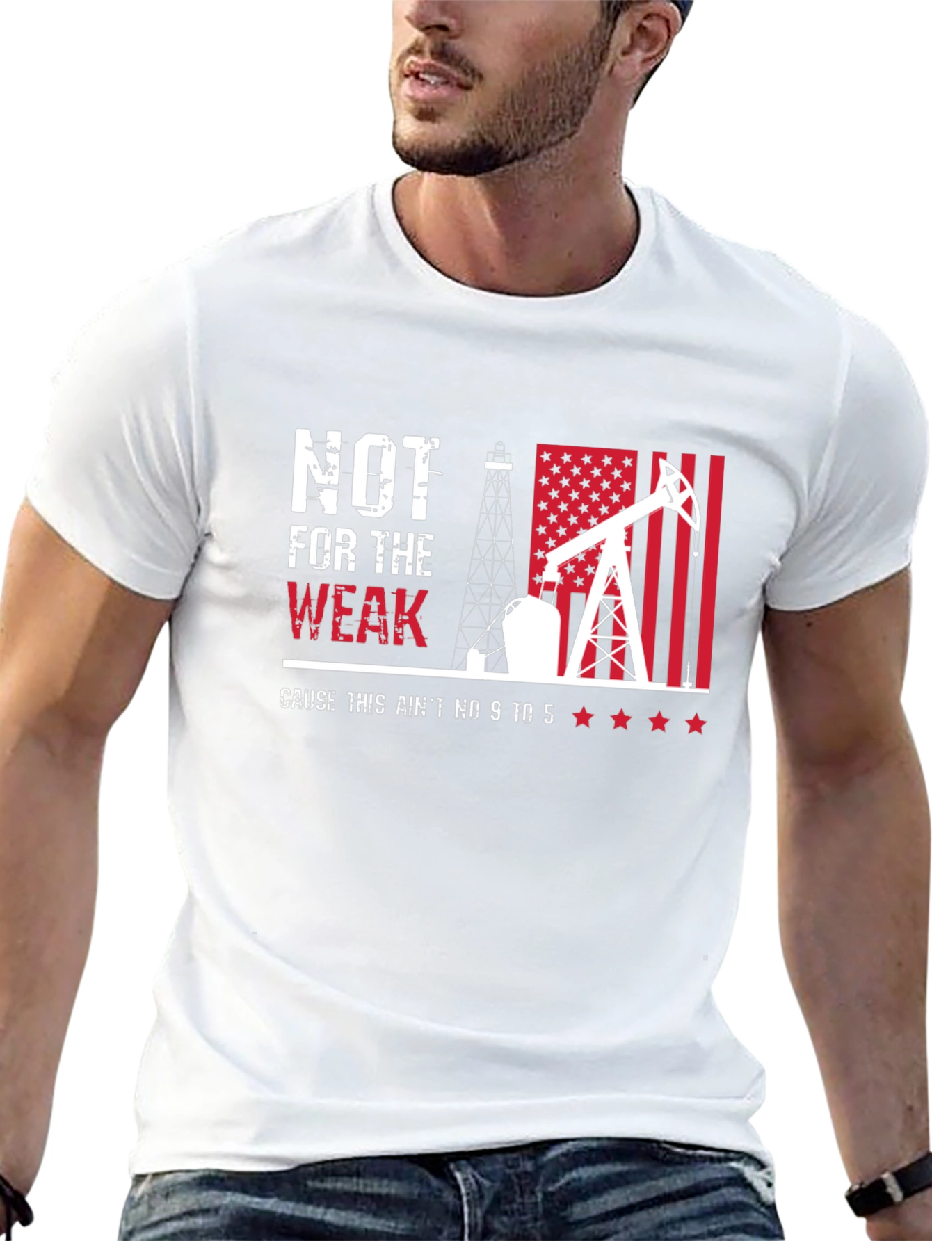Not For The Weak Black Graphic T-Shirt