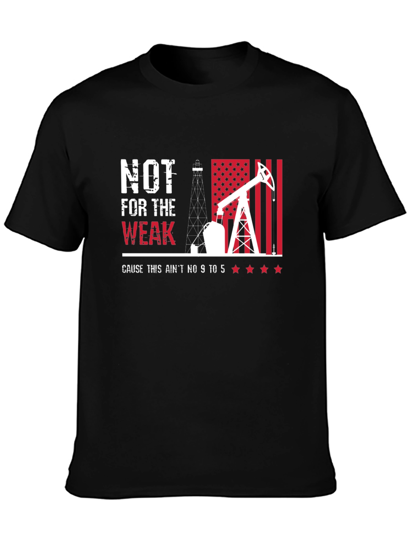 Not For The Weak Black Graphic T-Shirt
