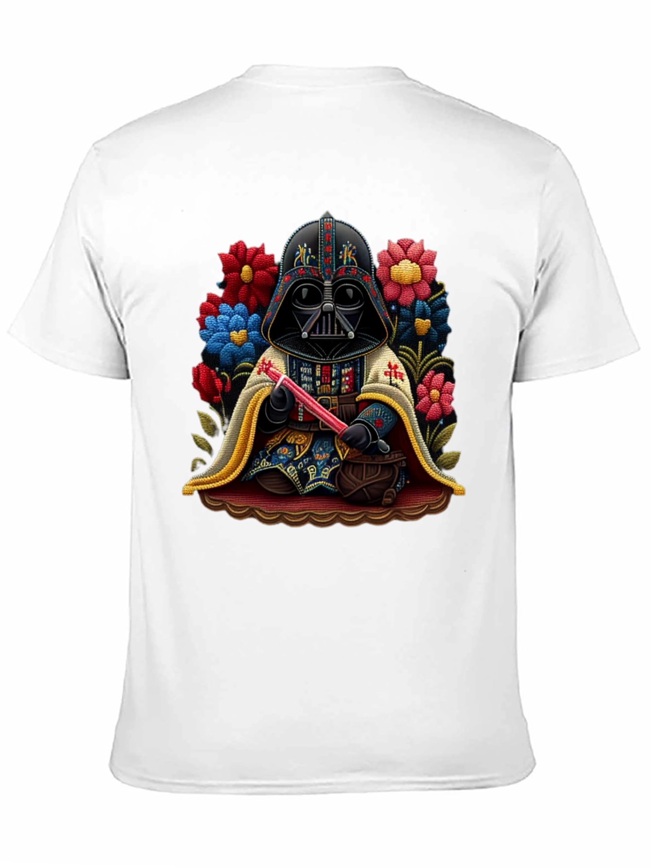 Darth Vader Floral Graphic Tee
