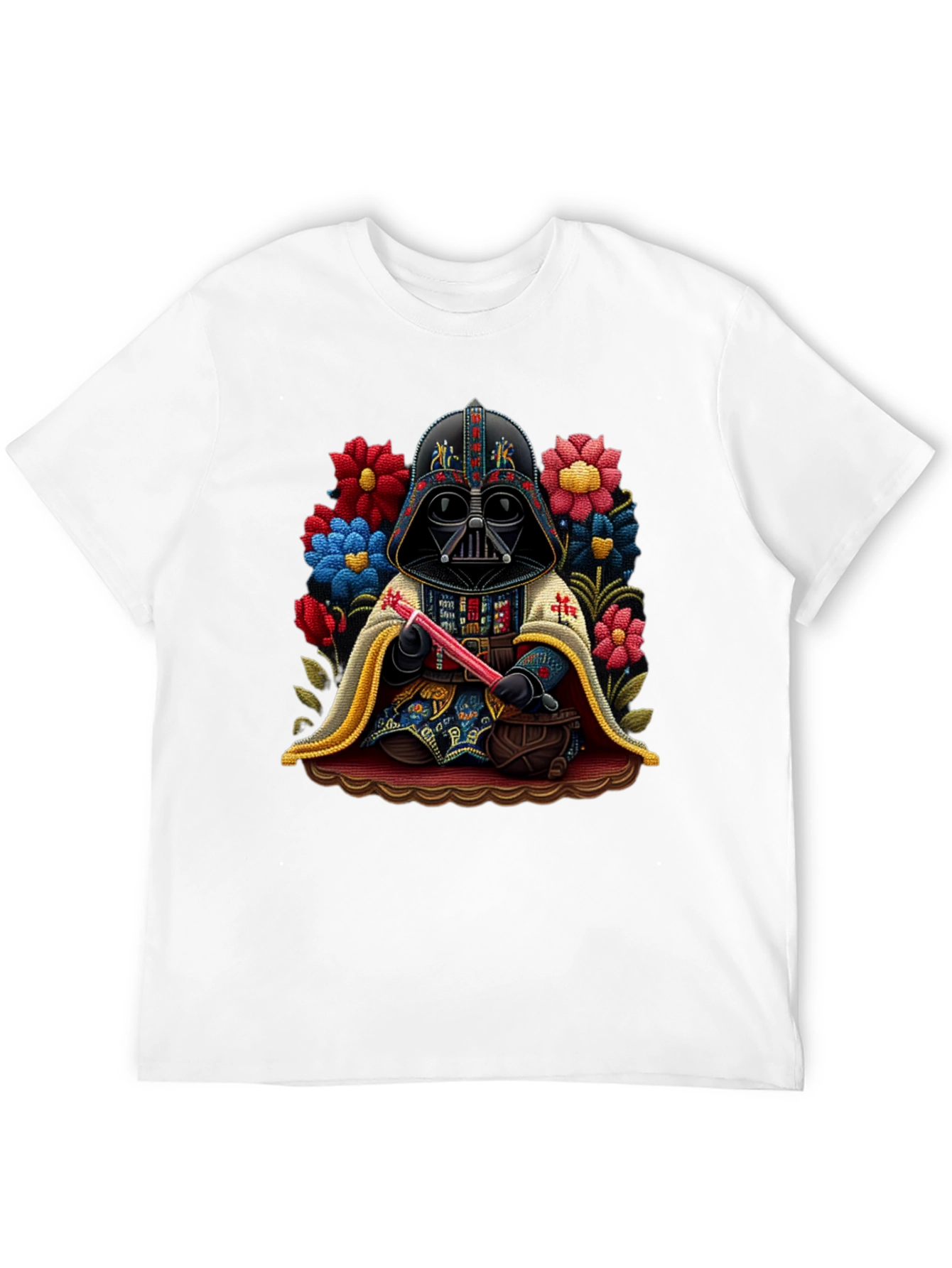 Darth Vader Floral Graphic Tee