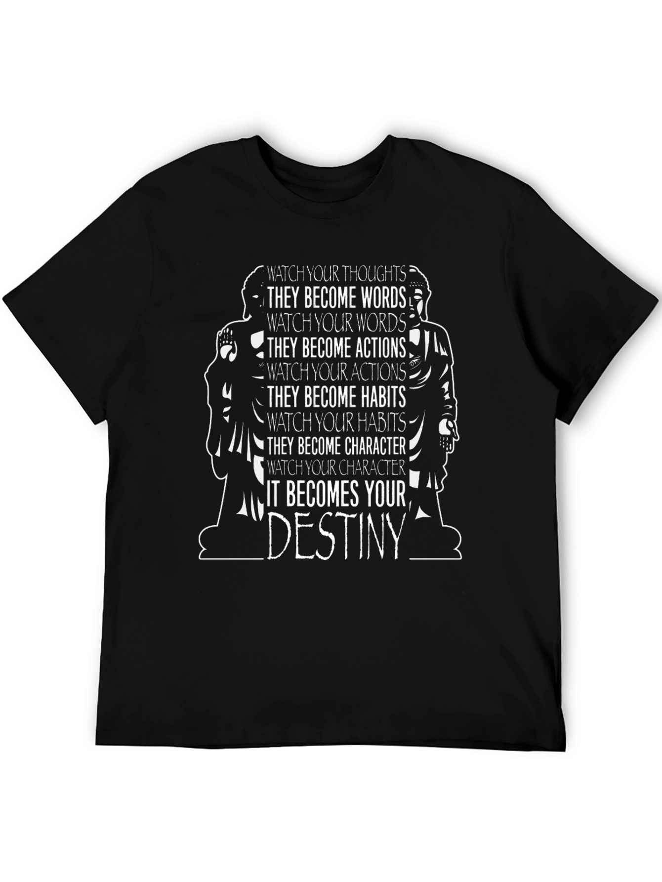 Philosophical T-Shirt - Watch Your Thoughts Destiny Tee