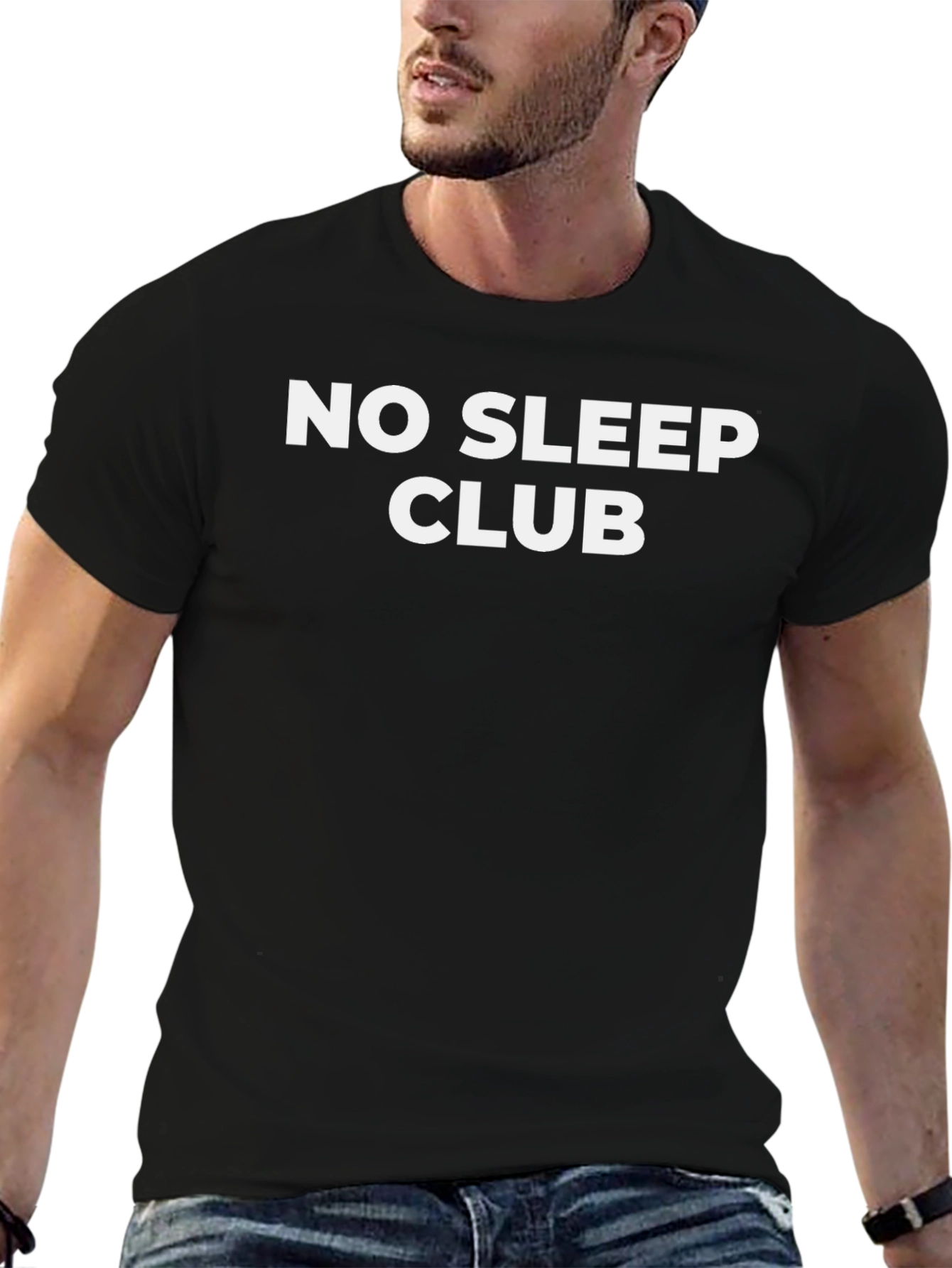 No Sleep Club Black T-Shirt