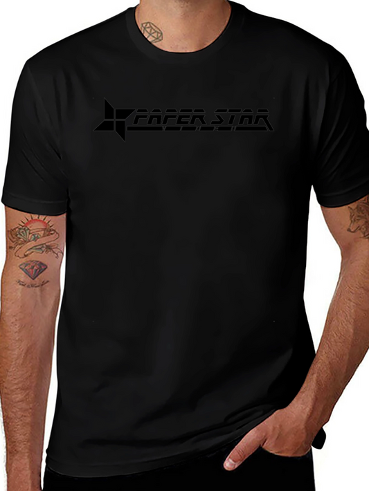 Paper Star Black Graphic T-Shirt