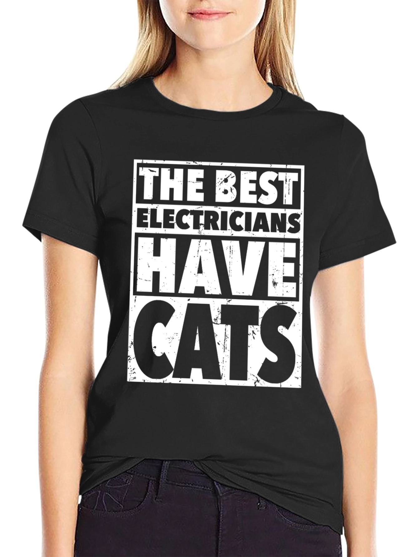 Electrician Cat Lover T-Shirt
