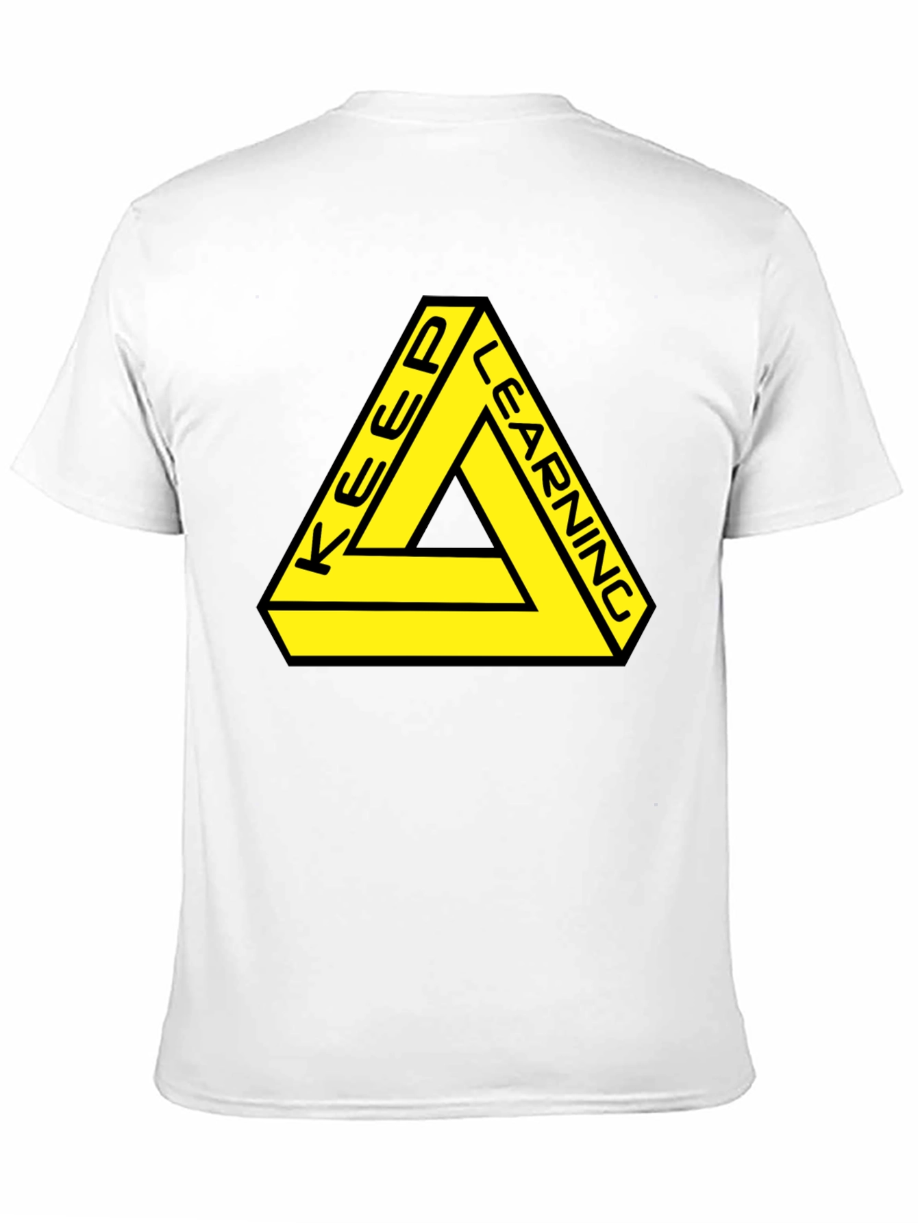 Keep Learning Graphic Tee - Black T-Shirt