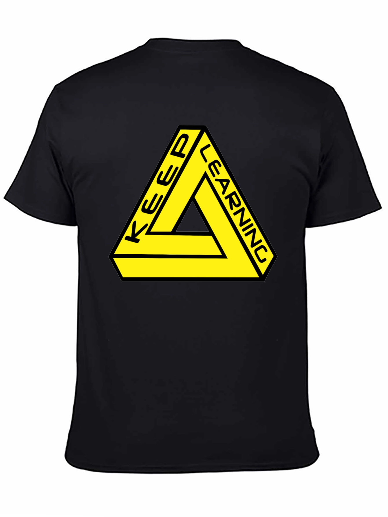 Keep Learning Graphic Tee - Black T-Shirt
