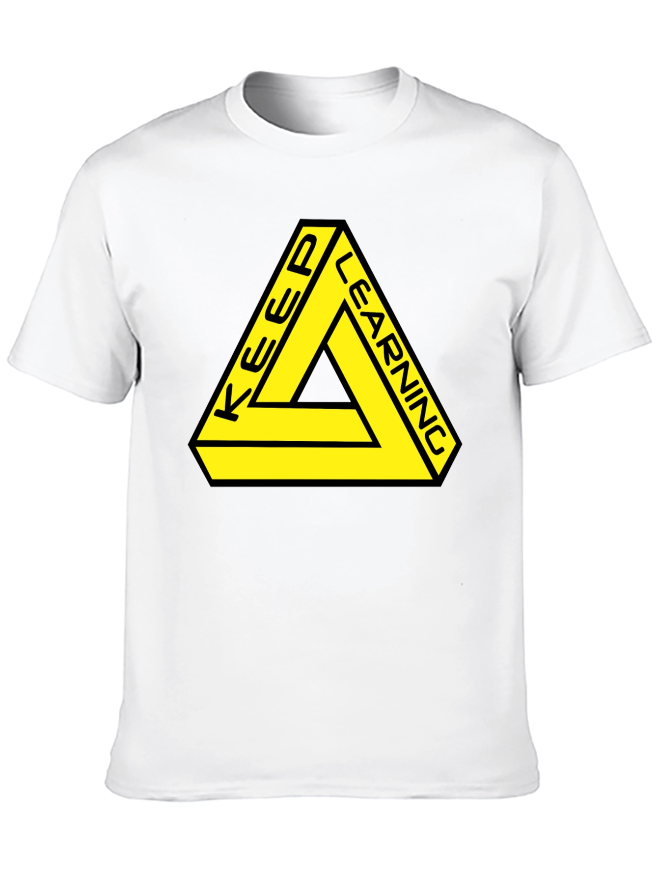 Keep Learning Graphic Tee - Black T-Shirt