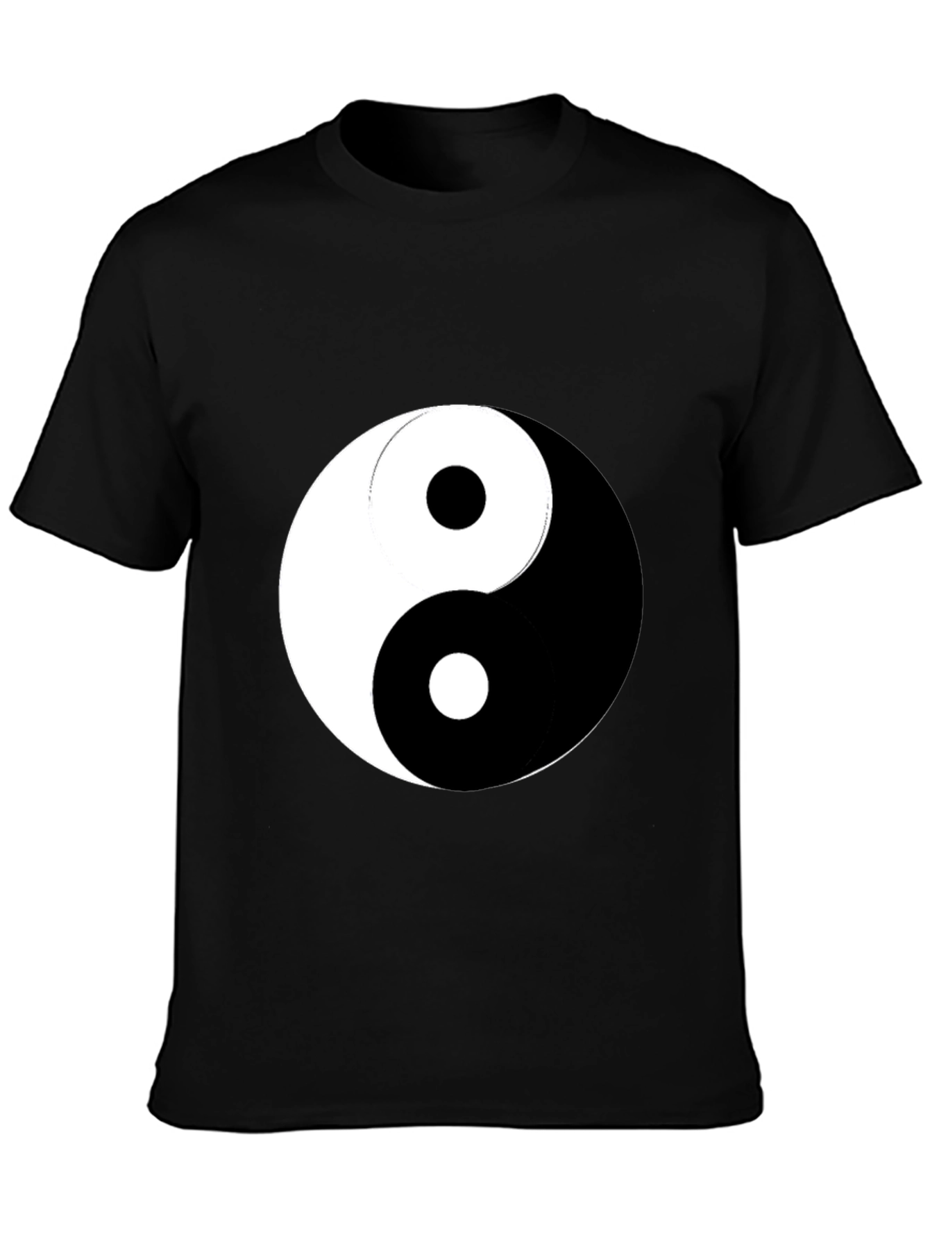 Yin Yang Graphic Black T-Shirt