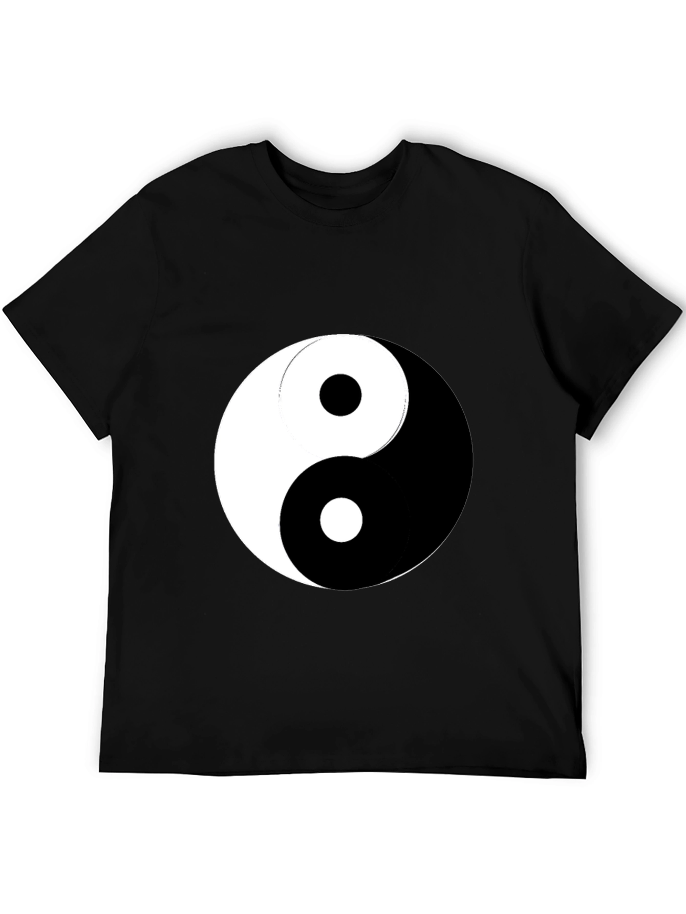 Yin Yang Graphic Black T-Shirt