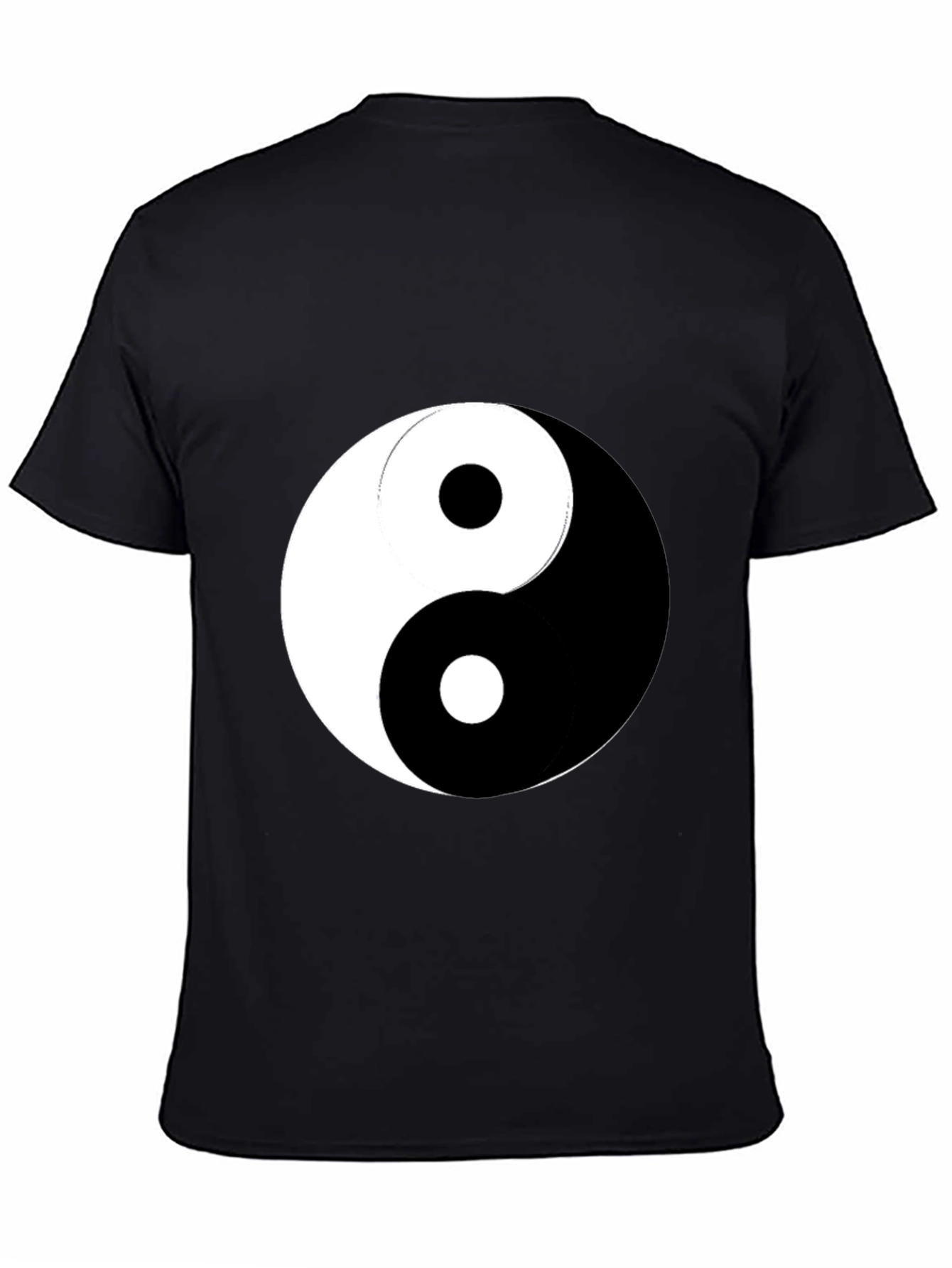 Yin Yang Graphic Black T-Shirt