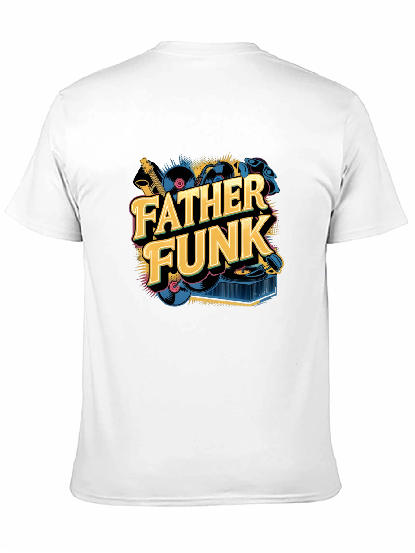 Father Funk Graphic T-Shirt - Retro Music Lover Tee