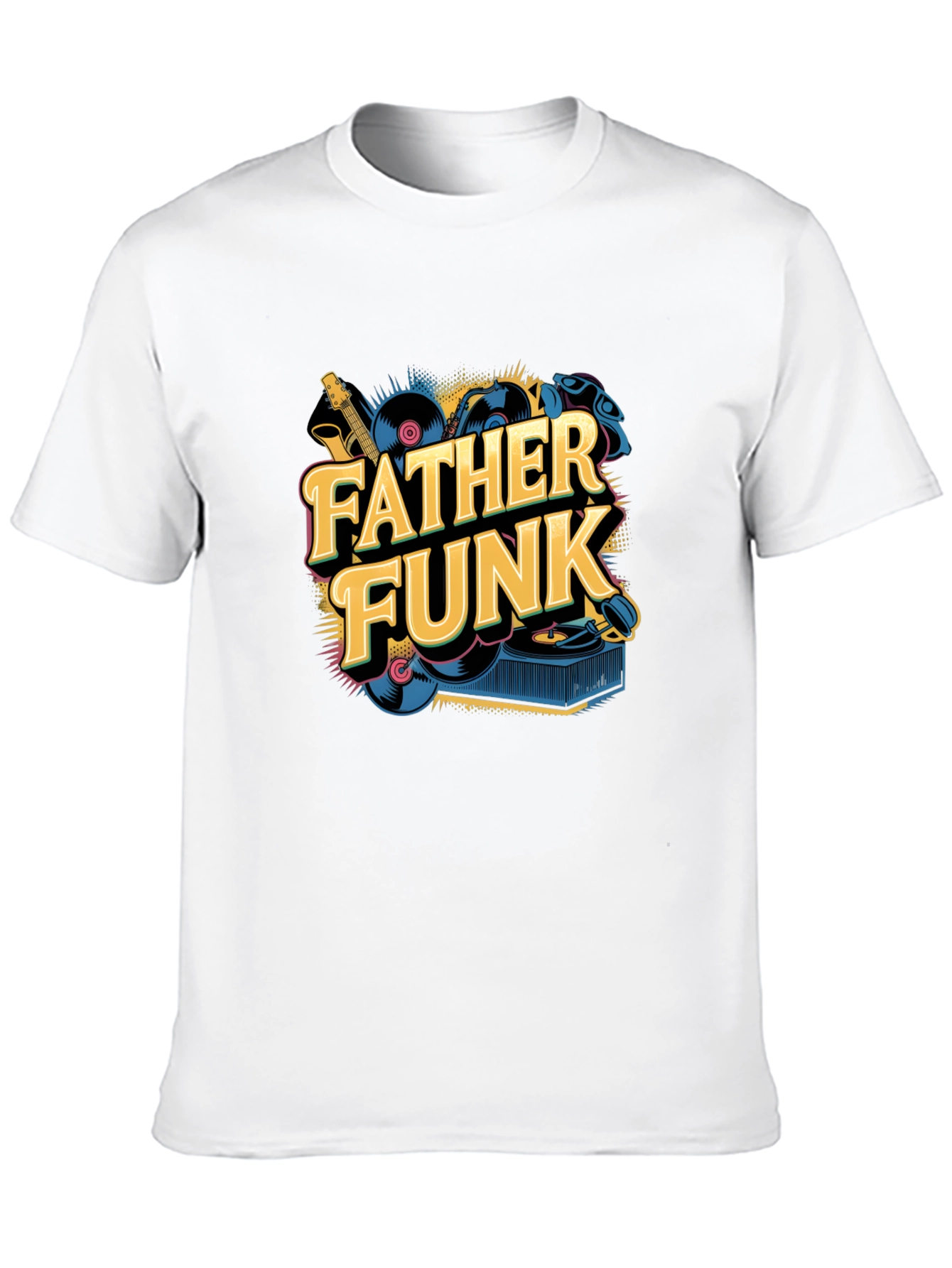 Father Funk Graphic T-Shirt - Retro Music Lover Tee