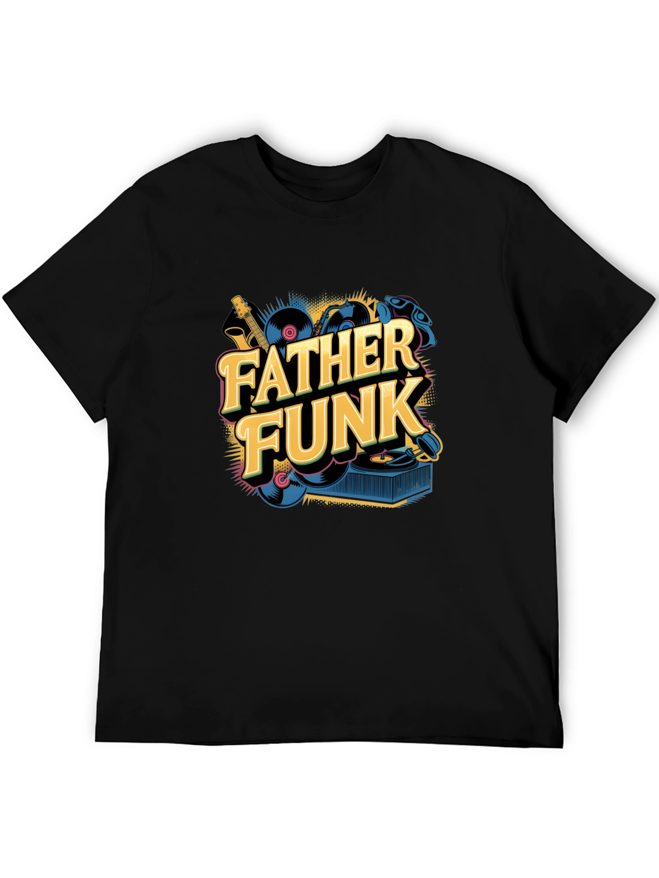 Father Funk Graphic T-Shirt - Retro Music Lover Tee