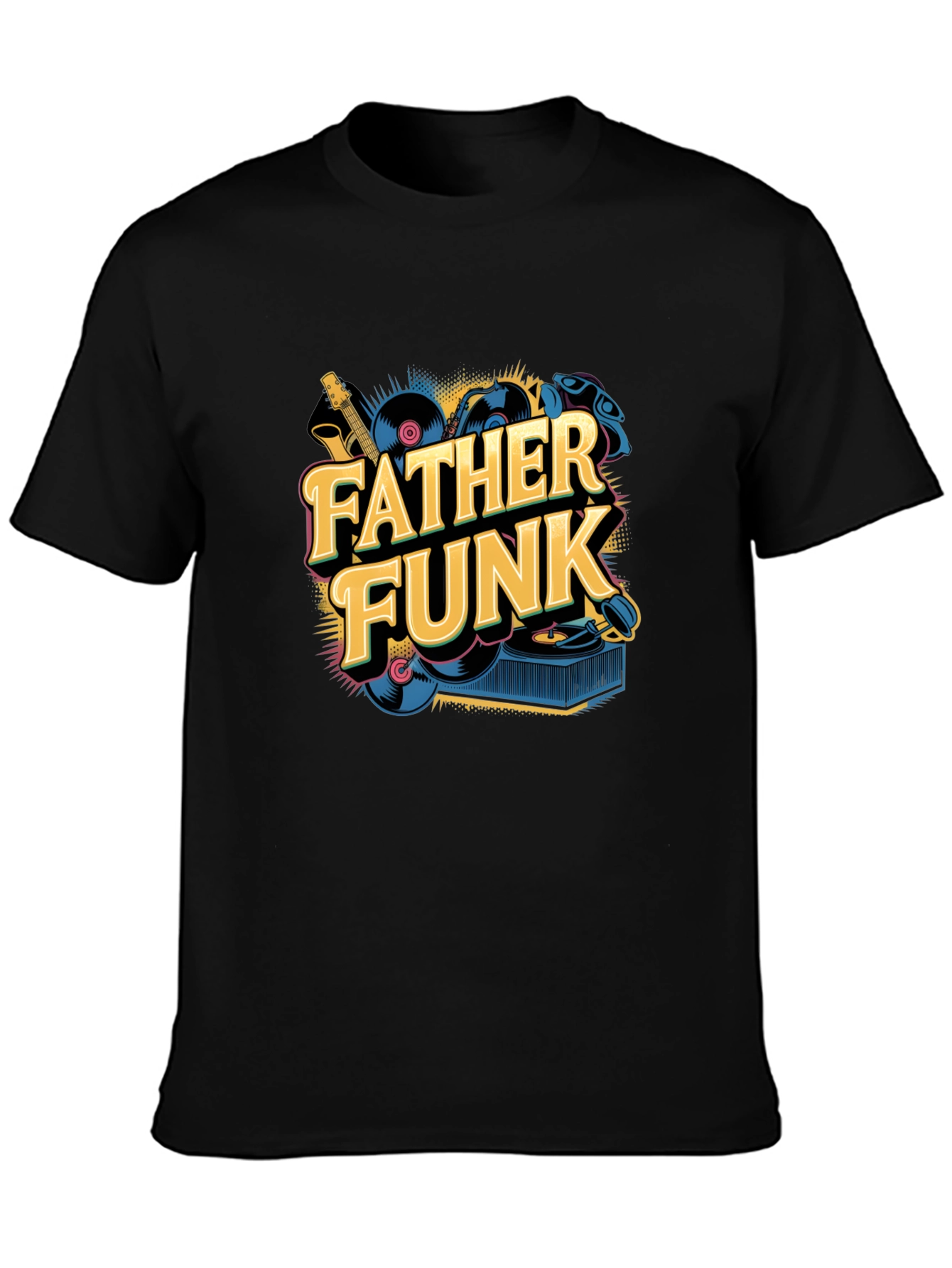 Father Funk Graphic T-Shirt - Retro Music Lover Tee