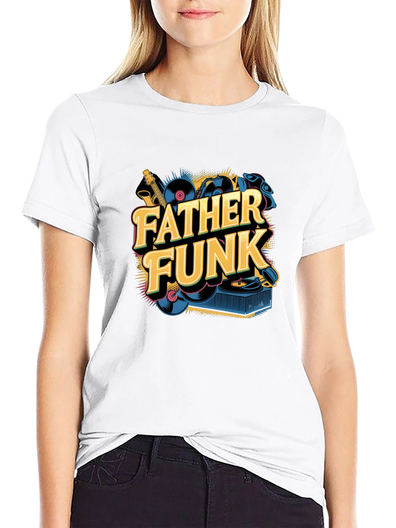 Father Funk Graphic T-Shirt - Retro Music Lover Tee