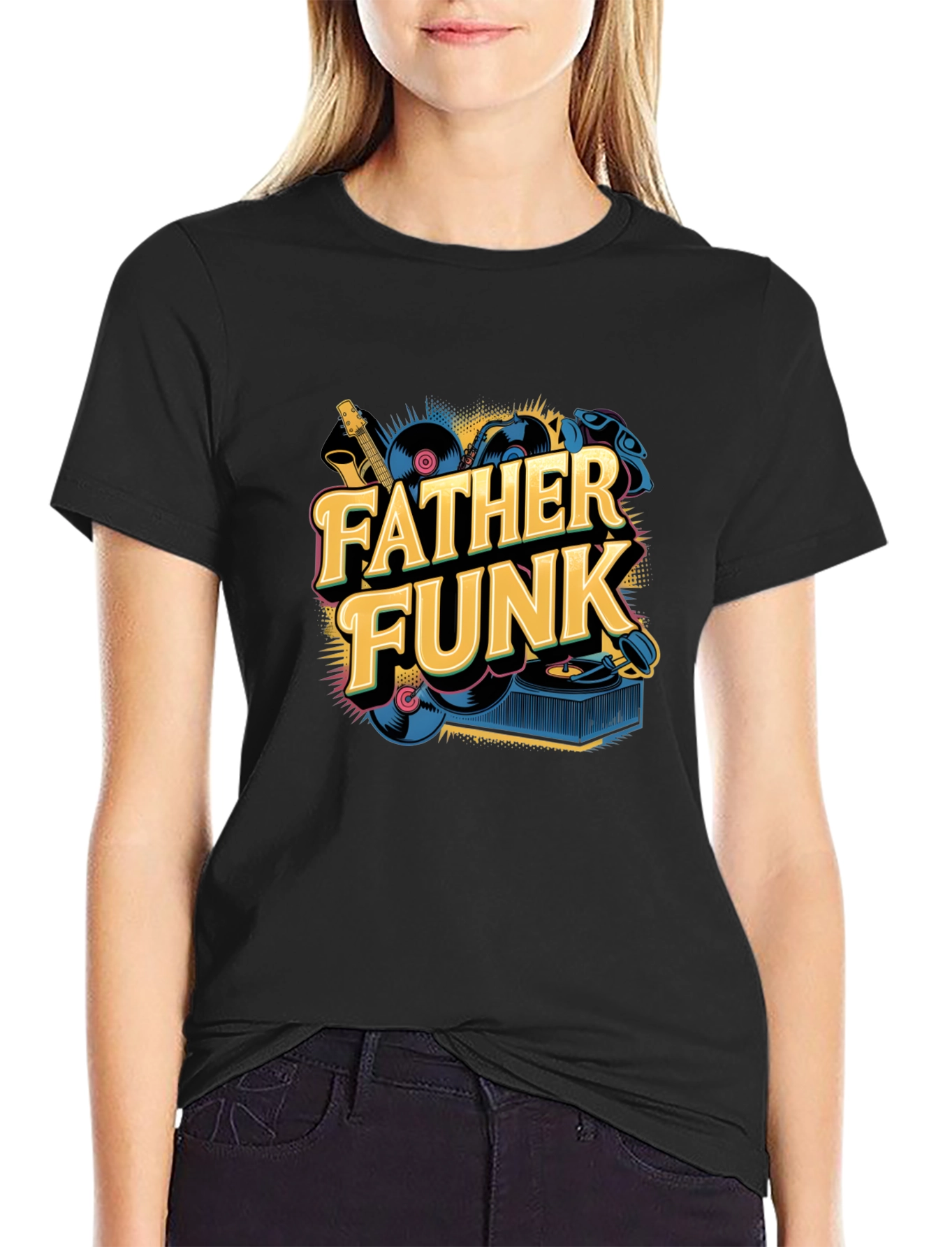 Father Funk Graphic T-Shirt - Retro Music Lover Tee