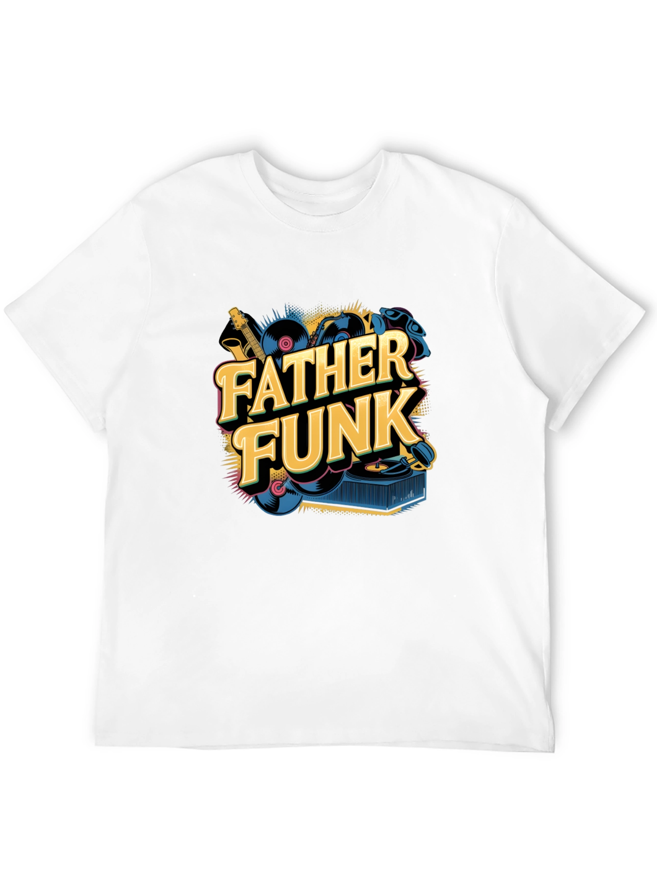 Father Funk Graphic T-Shirt - Retro Music Lover Tee