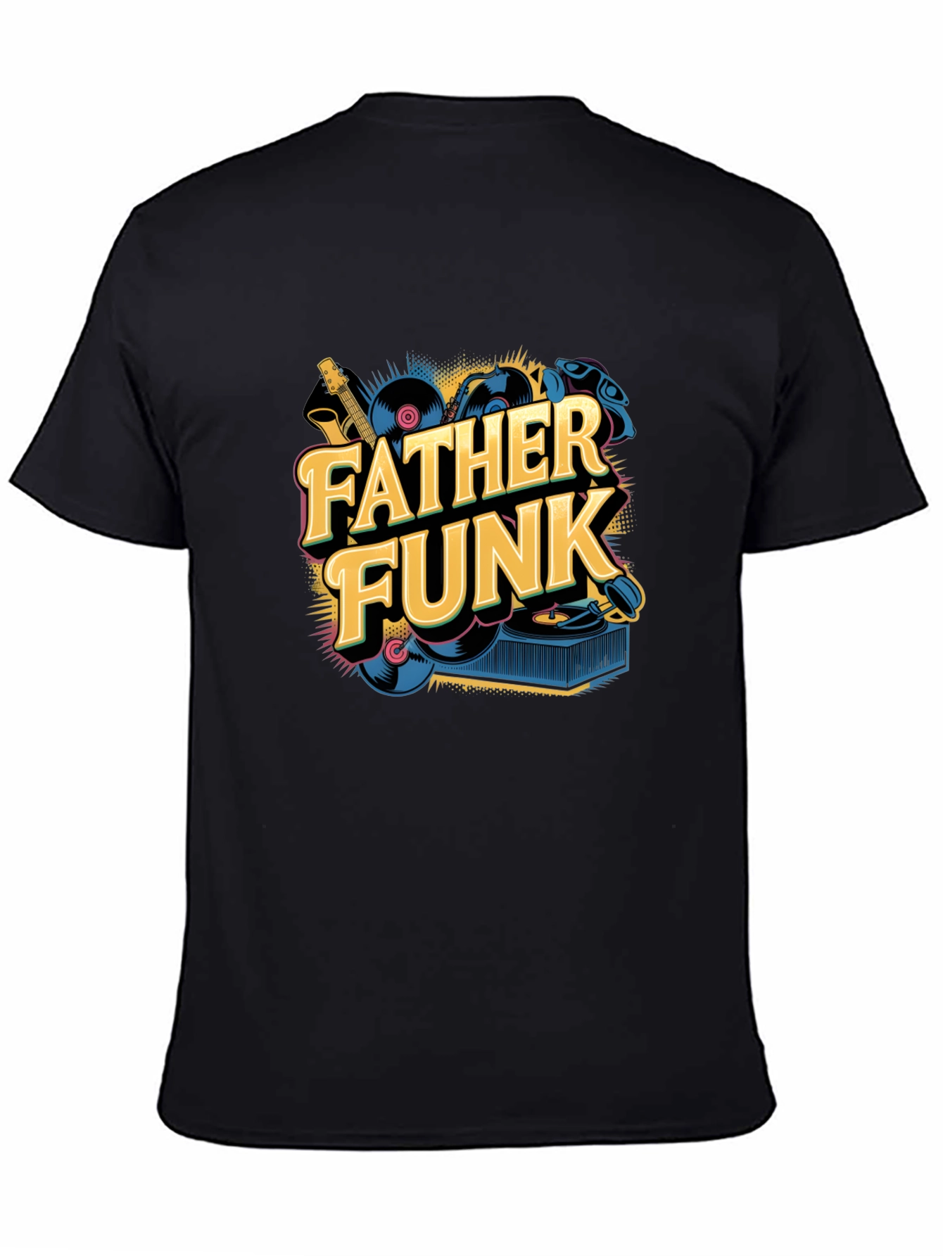 Father Funk Graphic T-Shirt - Retro Music Lover Tee