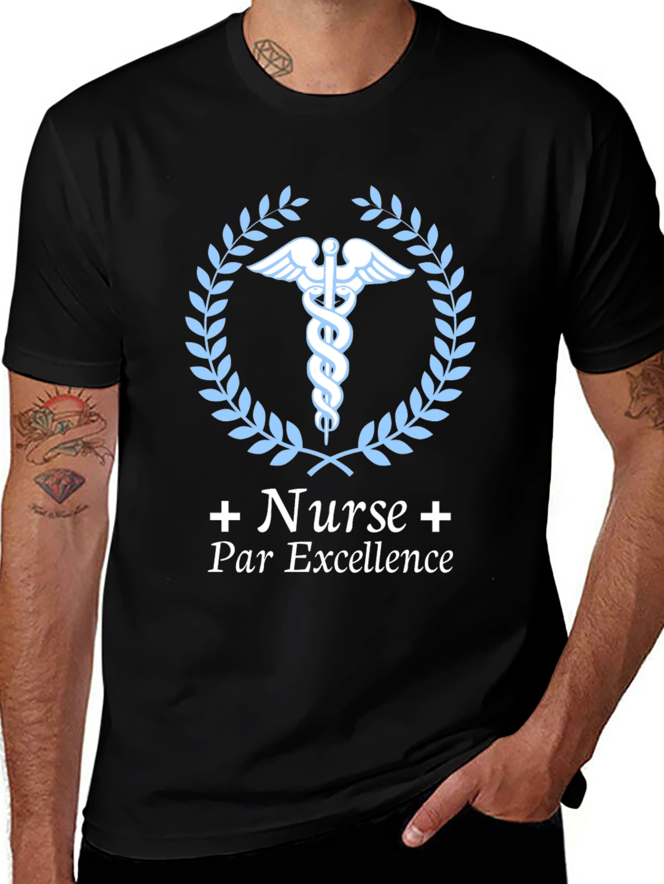 Nurse Par Excellence T-Shirt - Black