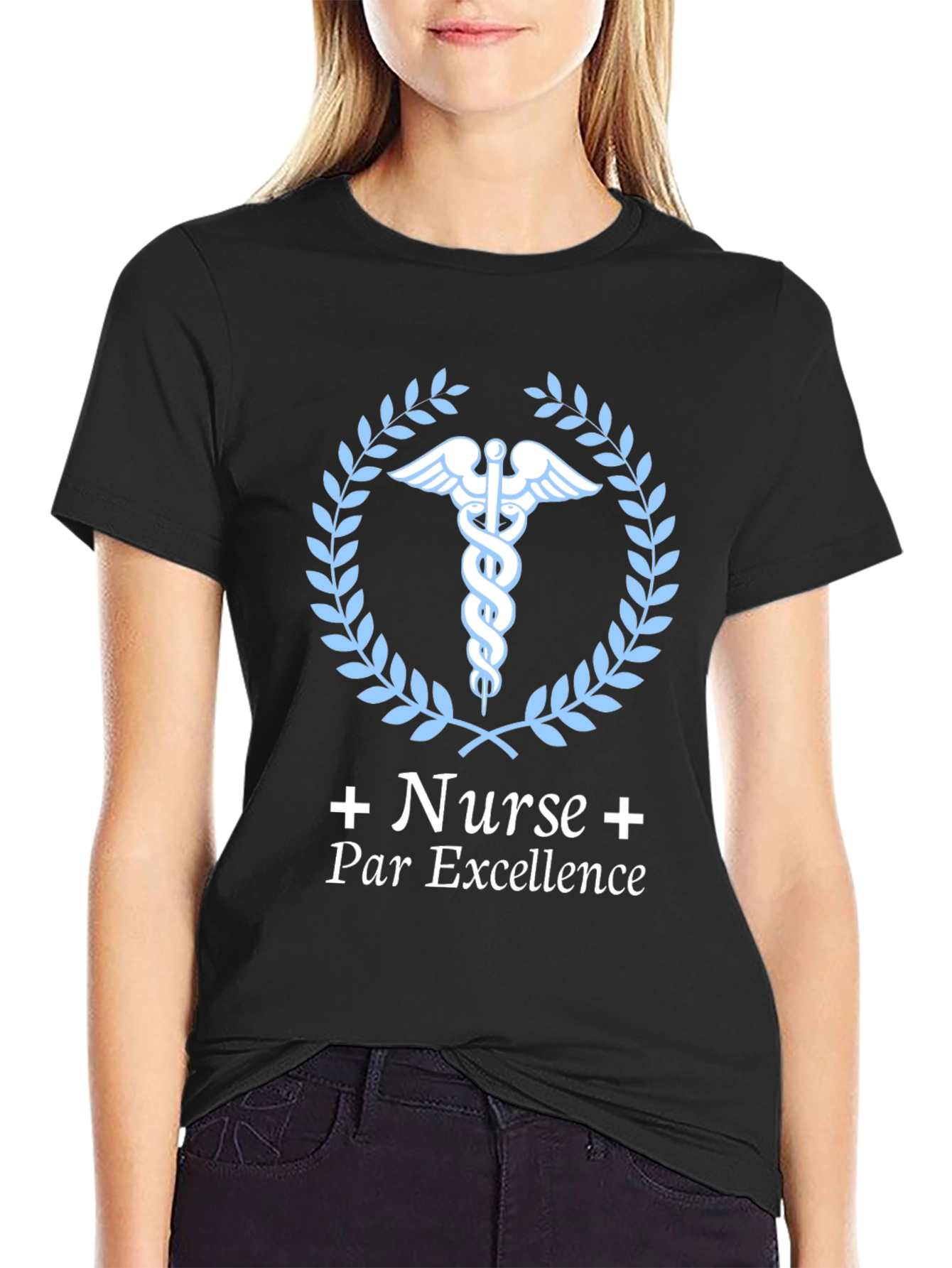Nurse Par Excellence T-Shirt - Black