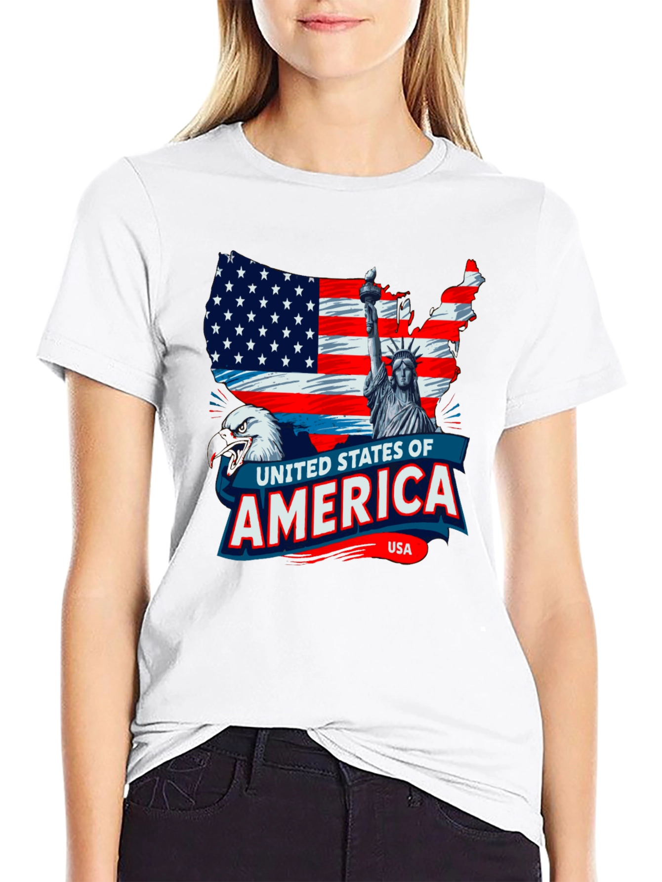 Patriotic USA Flag T-Shirt