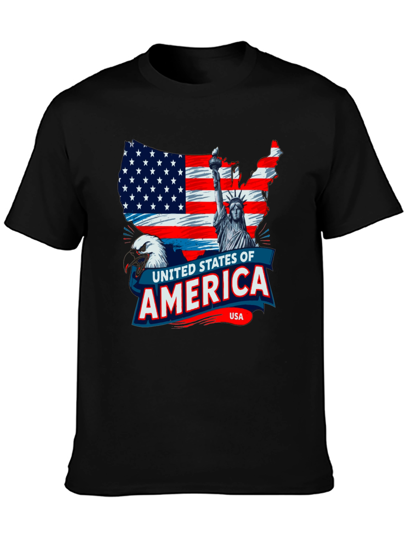 Patriotic USA Flag T-Shirt